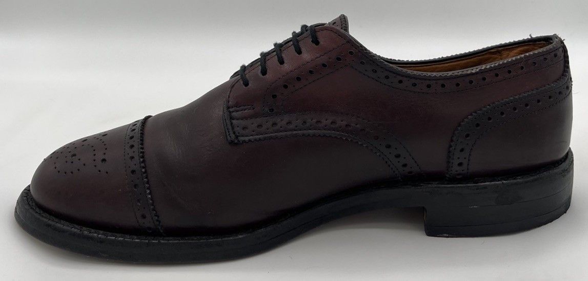 Allen Edmonds Allen Edmonds LEXINGTON Burgundy Leather Cap Toe Oxford Sz 9 Size US 9 / EU 42 - 7 Thumbnail