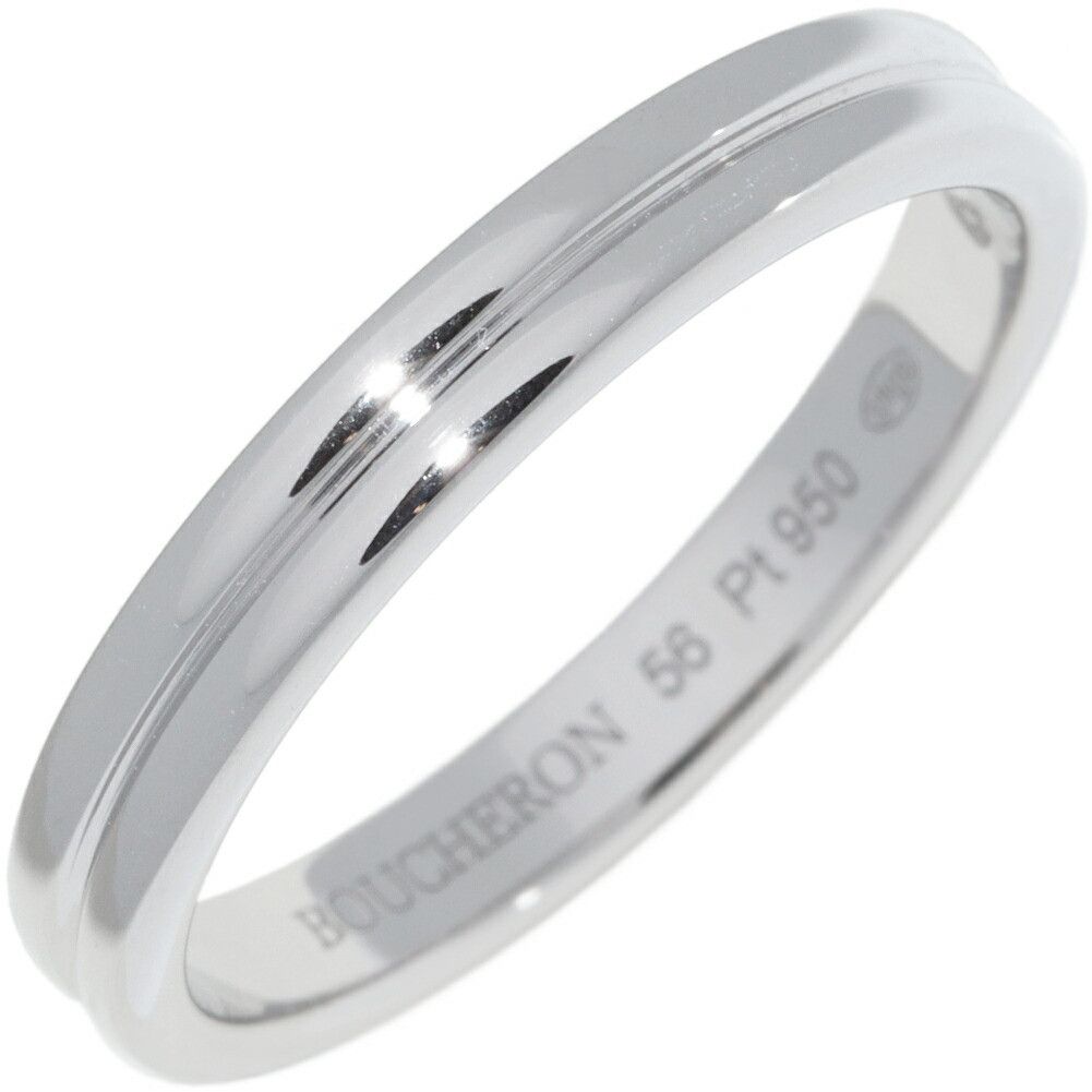 Other Boucheron Boucheron Godron Pt950 Ring Size 56 Precious Metal Ring JAL00113 DUTY FREE for USA Size ONE SIZE - 1 Thumbnail