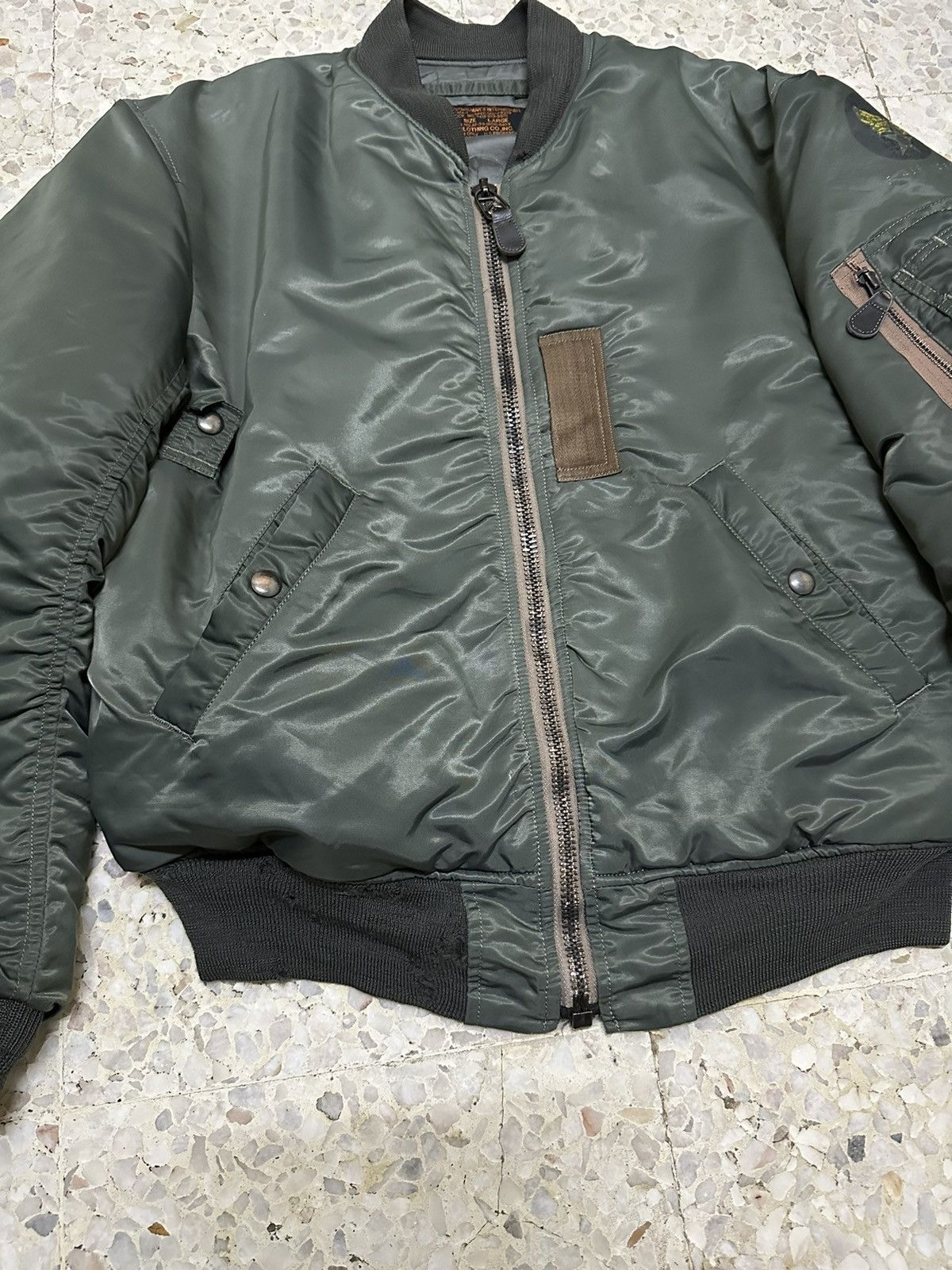 Vintage Vintage Flight Jacket Military Jacket USAF US Army Design Size US L / EU 52-54 / 3 - 5 Thumbnail