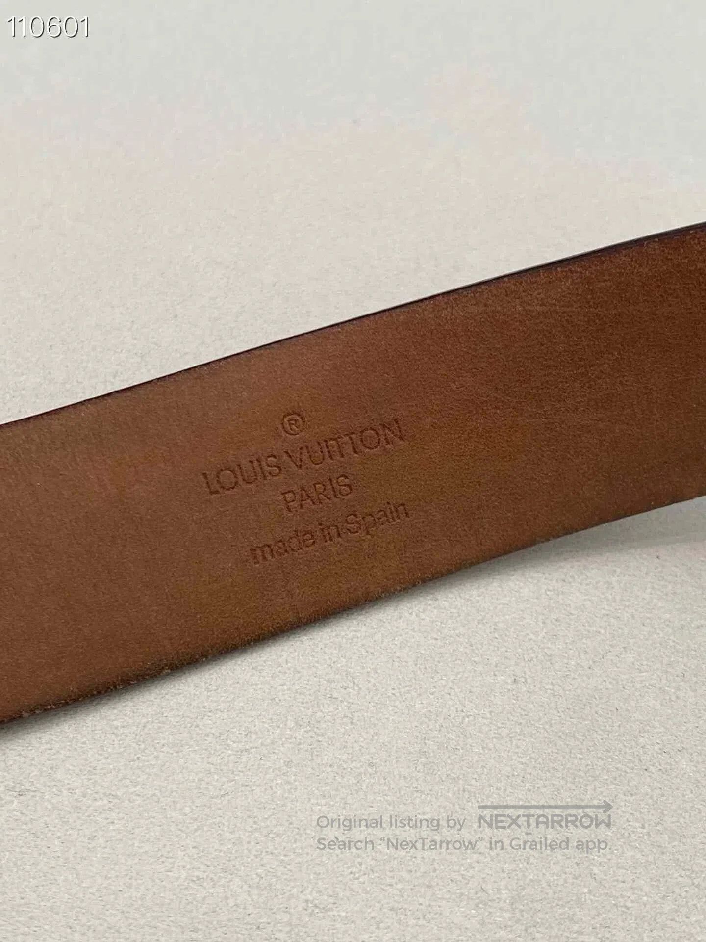 Louis Vuitton Louis Vuitton Women's Checkered Belt 85. Size ONE SIZE - 3 Thumbnail
