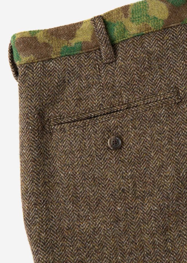 Monitaly Monitaly ANGLED PATCHWORK WOOL PANT Size US 32 / EU 48 - 6 Thumbnail