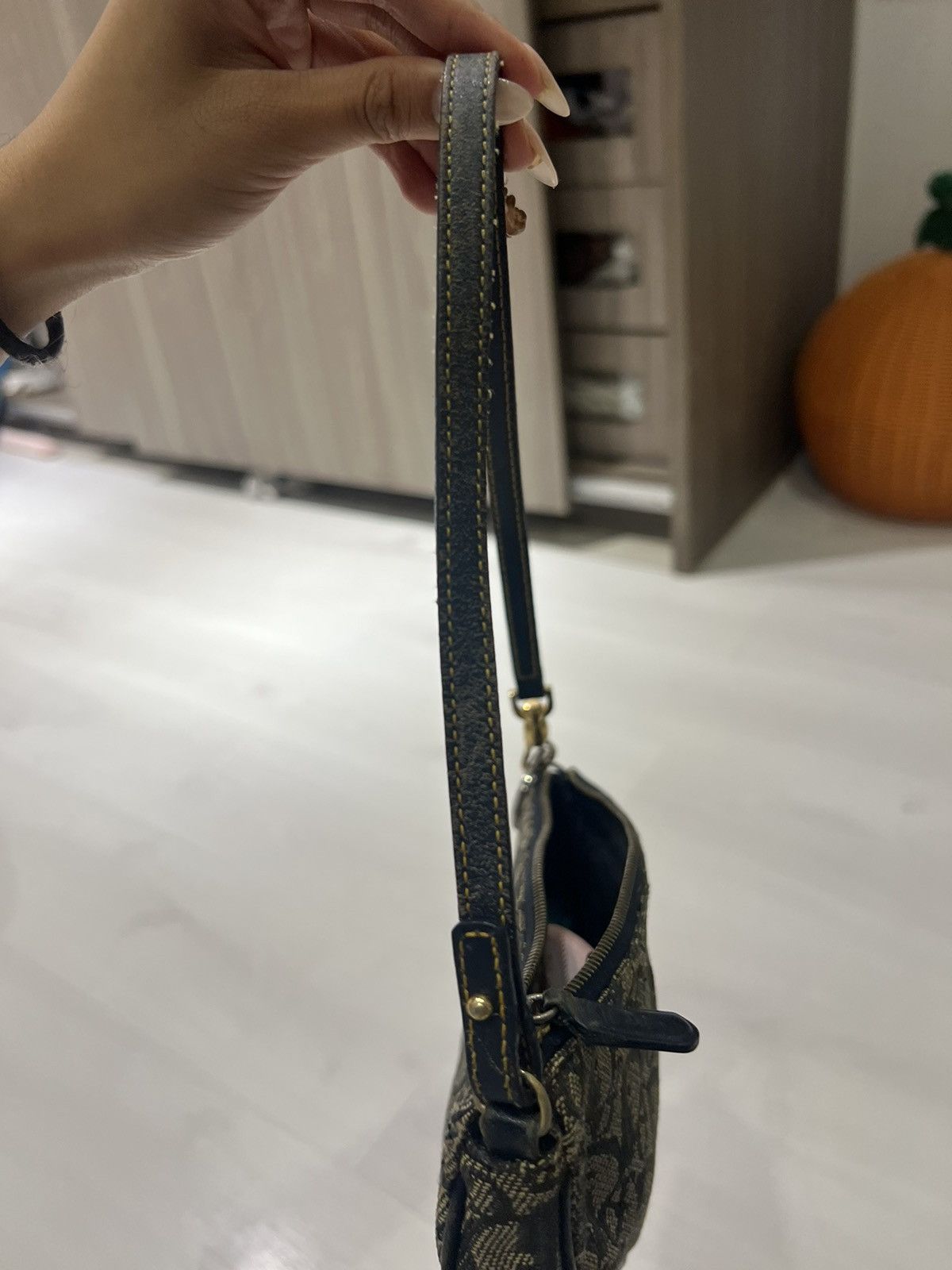 Designer × Dior × Vintage Dior denim saddle bag Size ONE SIZE - 4 Thumbnail