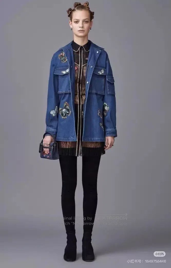 Valentino Valentino Limited edition denim top Size XXS / US 00 / IT 34 - 2 Thumbnail