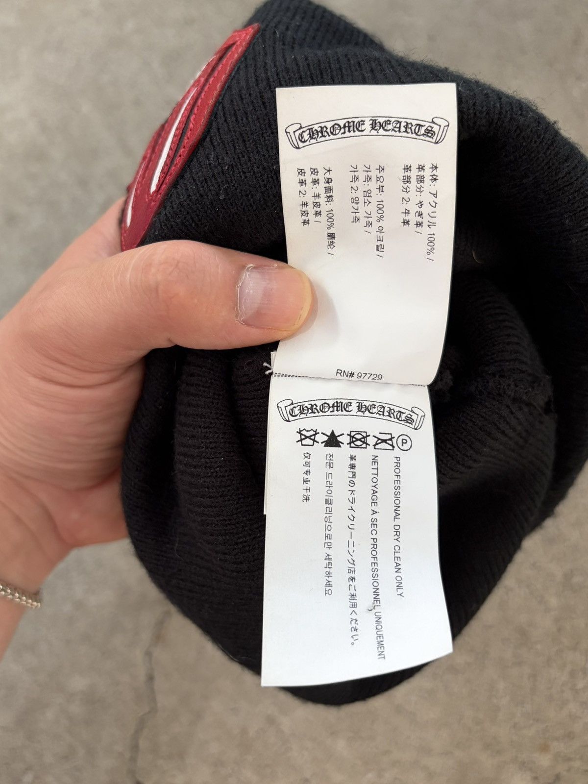 Chrome Hearts Chrome Hearts Rolling Stones Beanie Size ONE SIZE - 8 Thumbnail