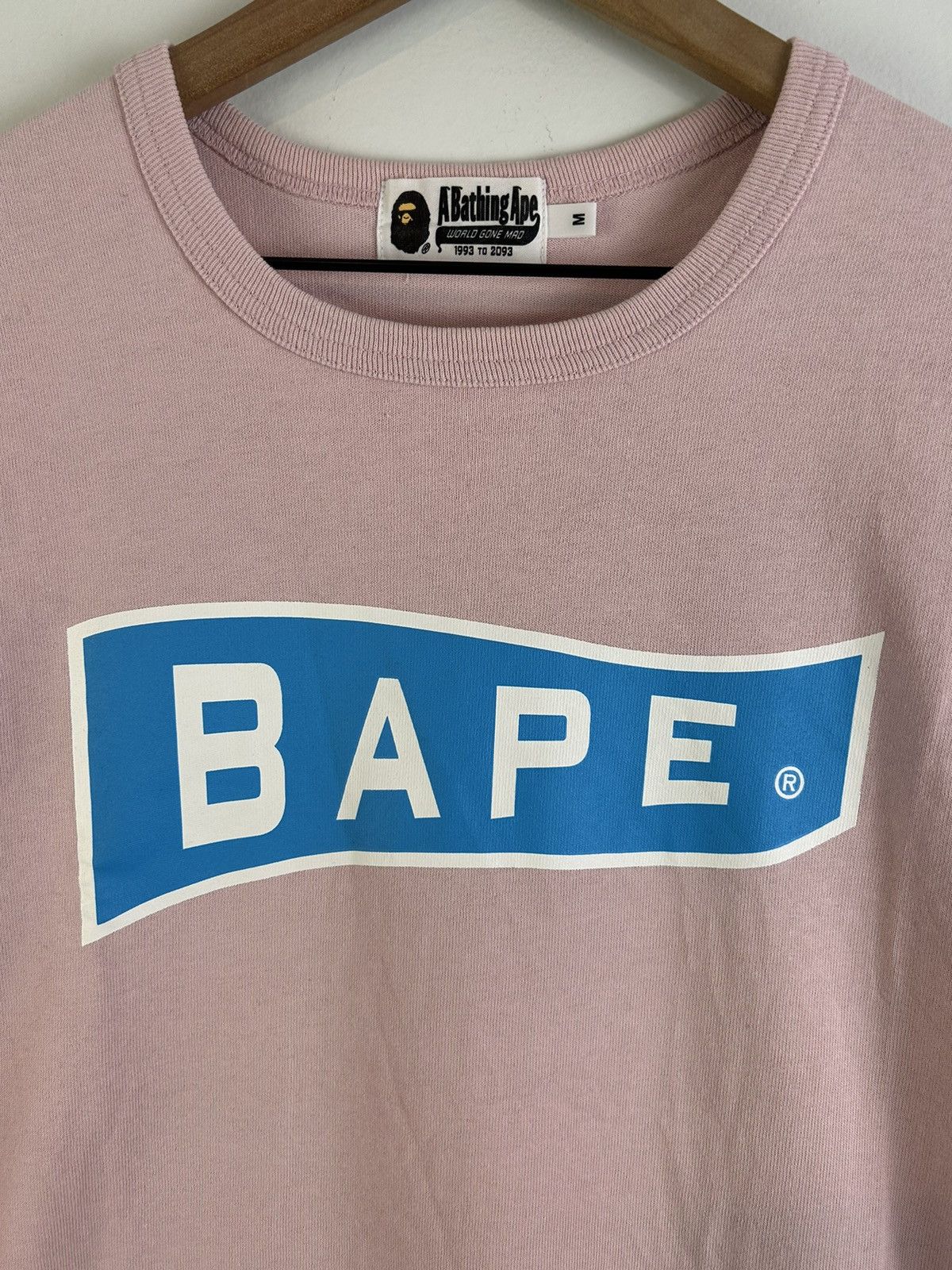 Bape Bape Flag Logo Print T-Shirts Size US M / EU 48-50 / 2 - 3 Thumbnail