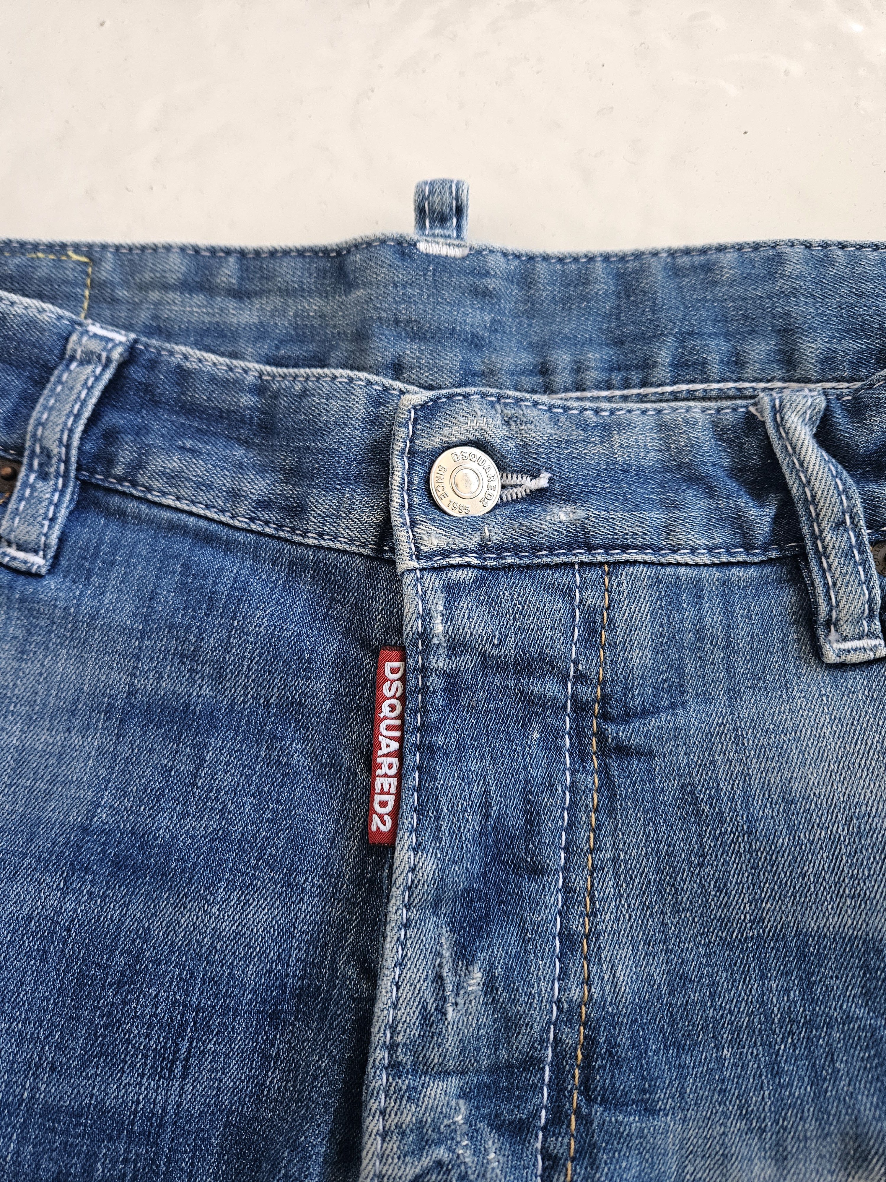 Dsquared2 Dsquared2 square crotch short distressed denim Size US 32 / EU 48 - 7 Thumbnail