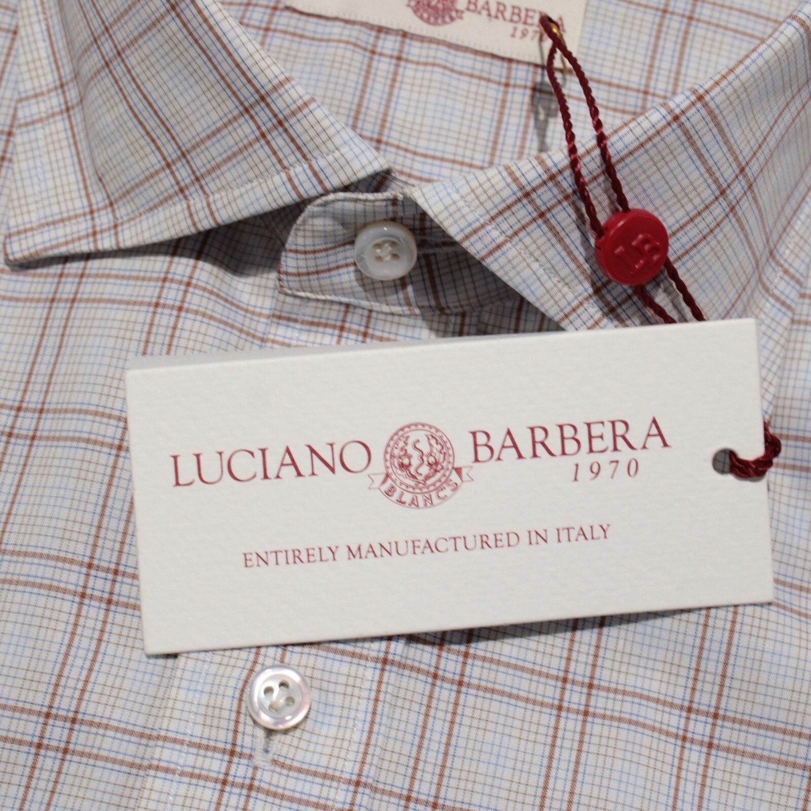 Luciano Barbera Luciano Barbera New with tags Shirt Size M US In Brown Size US M / EU 48-50 / 2 - 2 Thumbnail