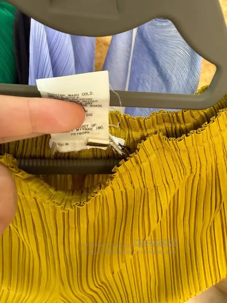 Issey Miyake Issey Miyake size:3 Ramie Straight Pants Size 22" - 4 Thumbnail