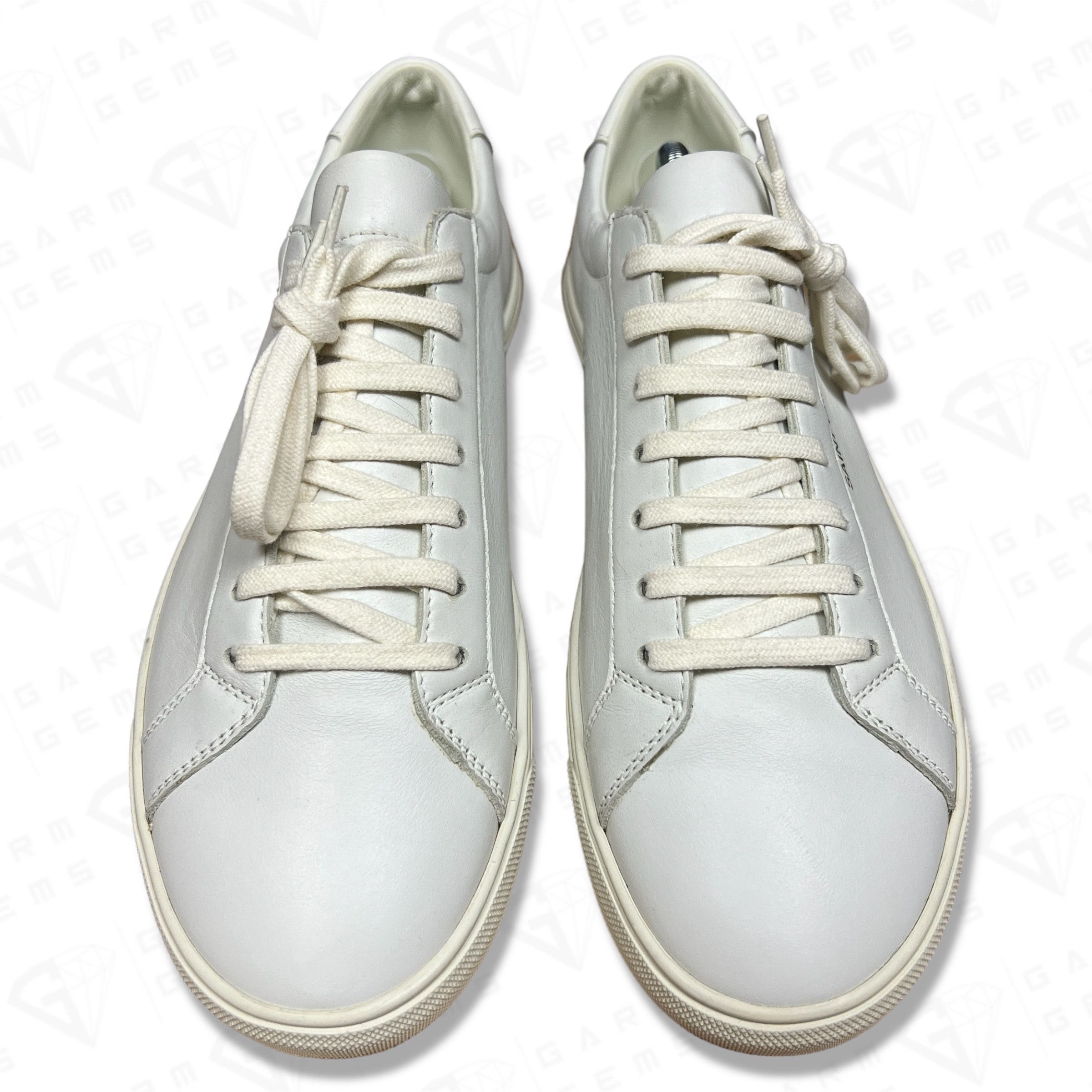 Saint Laurent Paris Saint Laurent Andy Leather Low Top Trainers Size US 9.5 / EU 42-43 - 6 Thumbnail