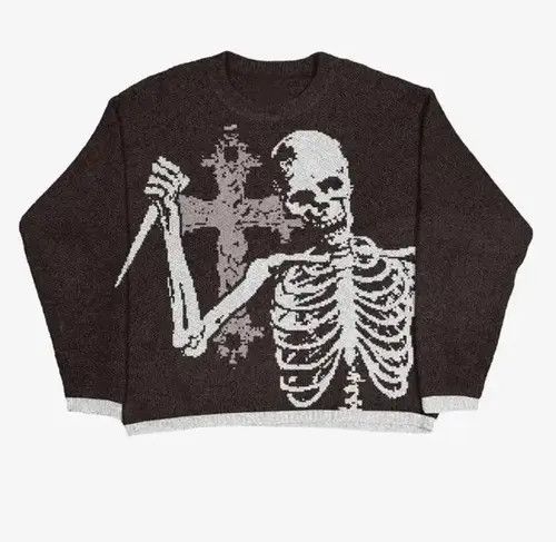 Aran Isles Knitwear × Japanese Brand Hip Hop Oversized Knitted Sweaters Size US M / EU 48-50 / 2 - 2 Thumbnail