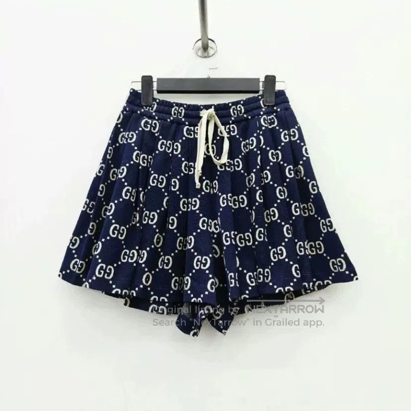 Gucci Gucci New GG Jacquard Knit Shorts. Size US 26 / EU 42 - 1 Thumbnail