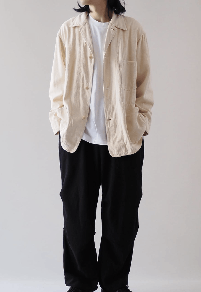 Comoli Silk Nep 1938 Jacket Ecru - 24SS Size US L / EU 52-54 / 3 - 10 Thumbnail
