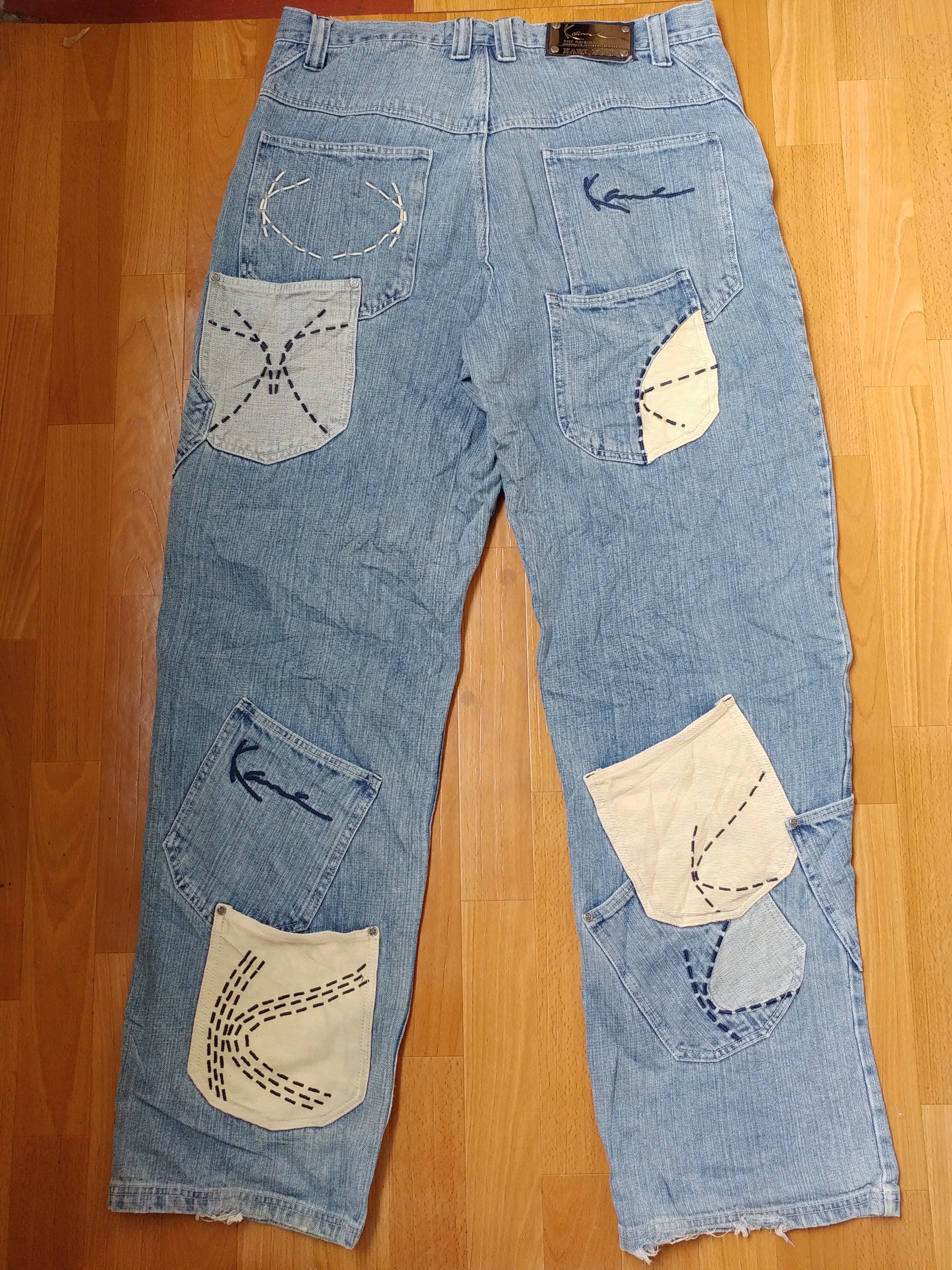 Karl Kani KARL KANI jeans, baggy, vintage Kani jeans, 90s hip hop W 34 Size US 34 / EU 50 - 1 Thumbnail