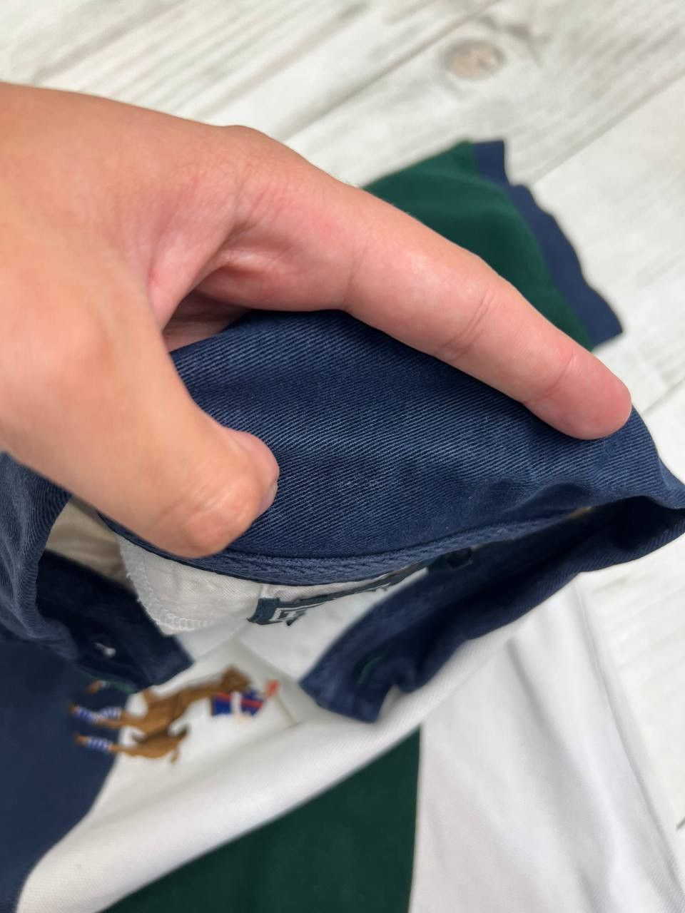 Polo Ralph Lauren Polo Ralph Lauren Big Pony Striped Rugby Polo Shirt Size US L / EU 52-54 / 3 - 13 Thumbnail