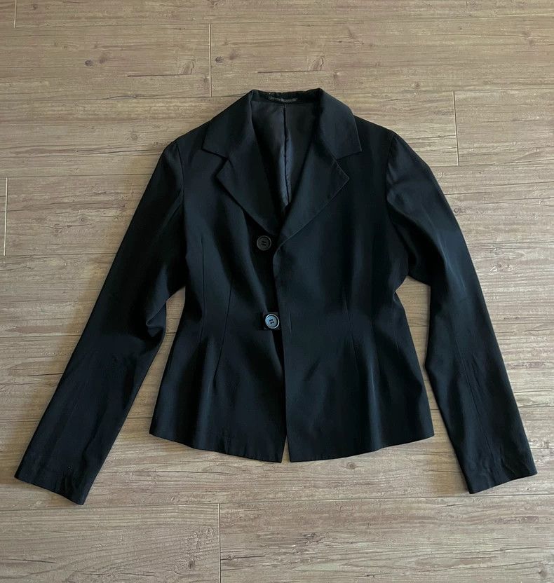 Yohji Yamamoto Yohji Yamamoto size 2 Black hourglass suit 2501-Nextarrow Size 36R - 3 Thumbnail