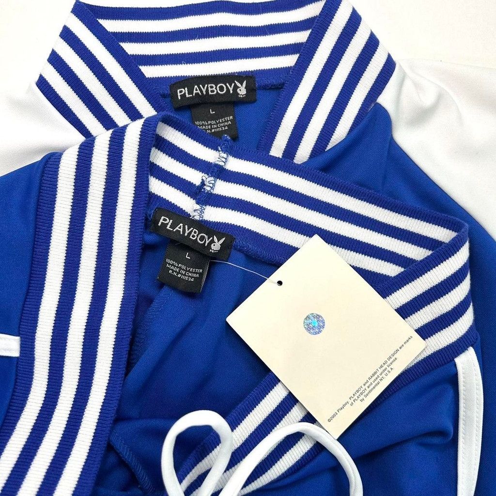 Playboy NWT 2003 Playboy tracksuit MATCHING SET Size L / US 10 / IT 46 - 2 Thumbnail