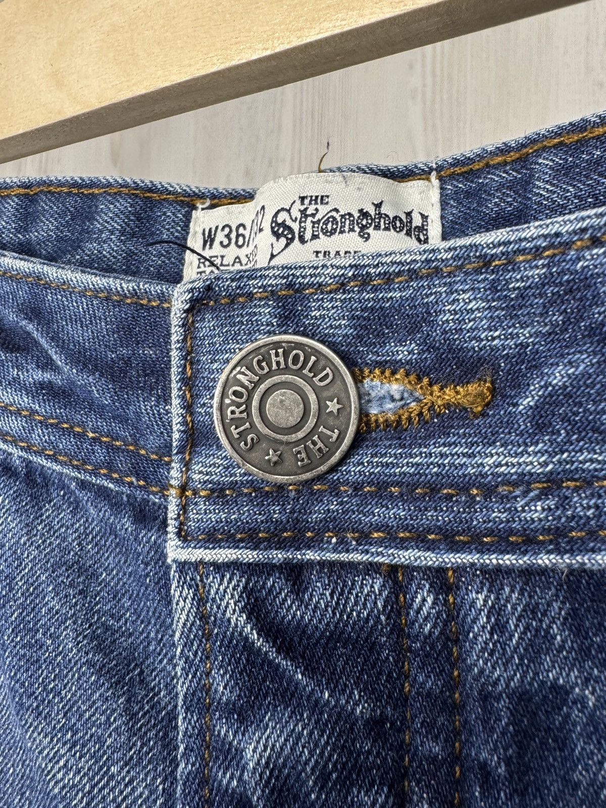 The Stronghold The Stronghold blue faded selvedge denim jeans Size US 36 / EU 52 - 7 Thumbnail