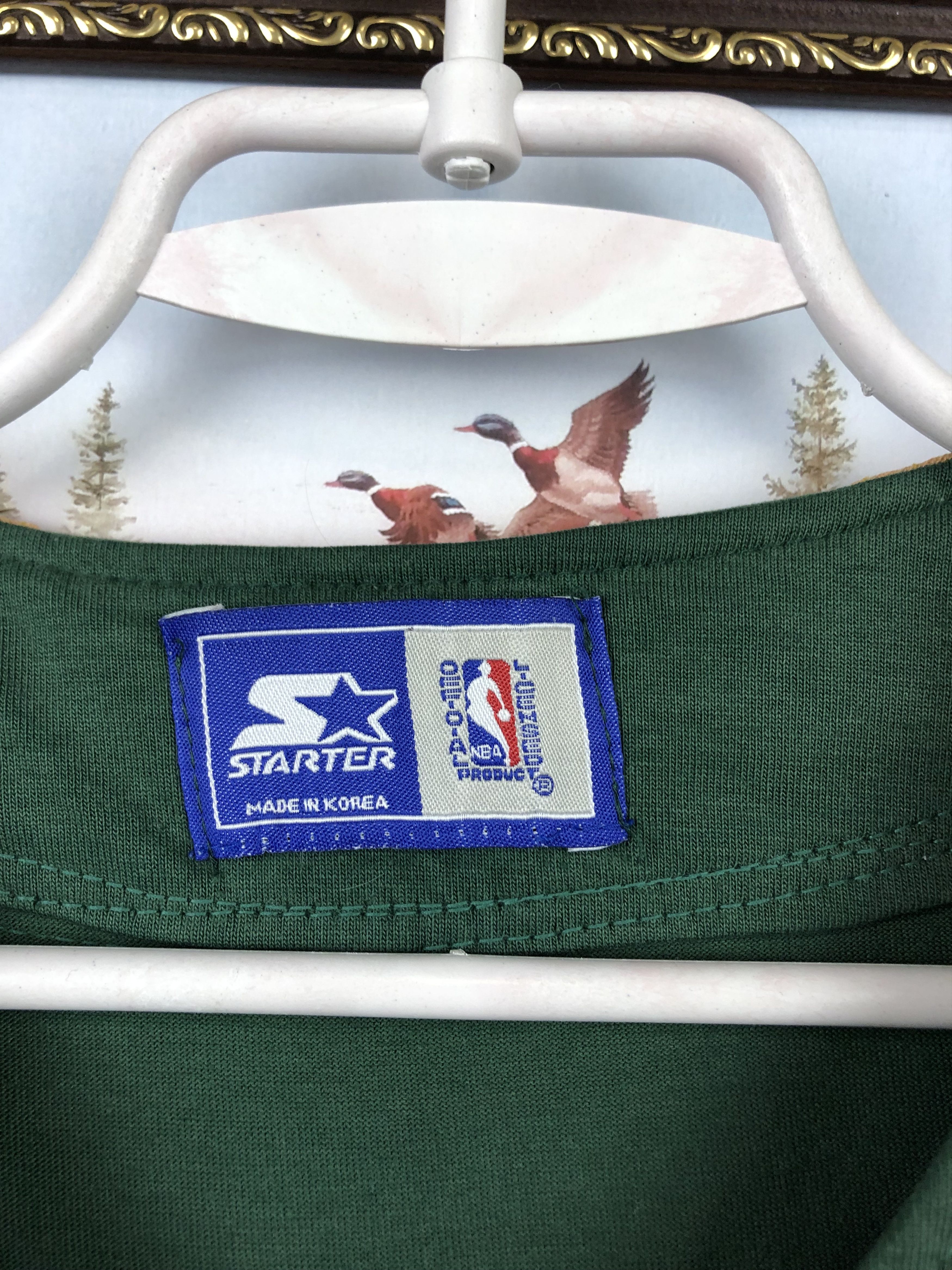 NBA Vintage Starter Seattle Supersonics Sonics Jersey Shirt NBA Size US M / EU 48-50 / 2 - 7 Thumbnail