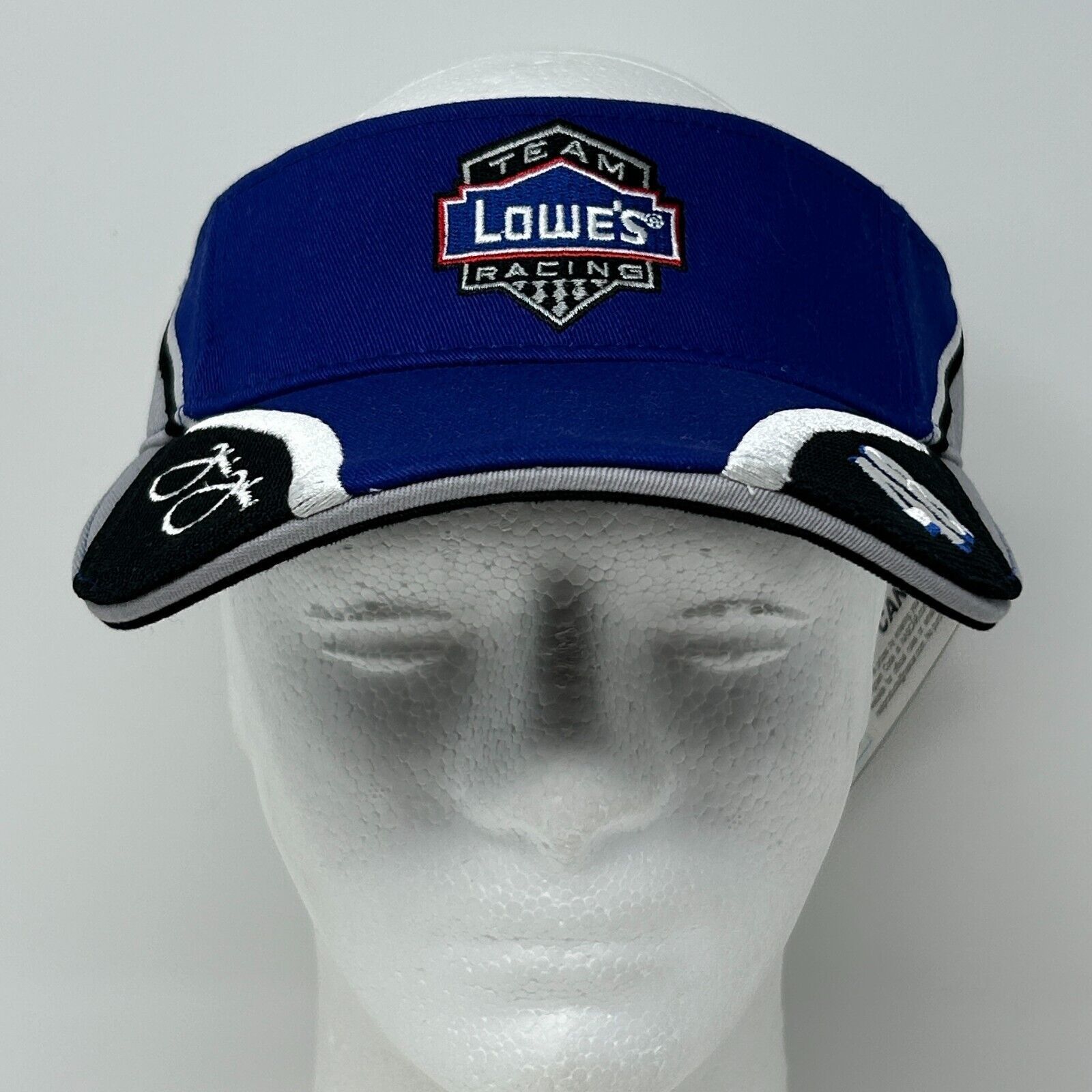 Chase Authentics NASCAR Jimmie Johnson Visor Hat Team Lowes Racing Blue Size ONE SIZE - 2 Thumbnail