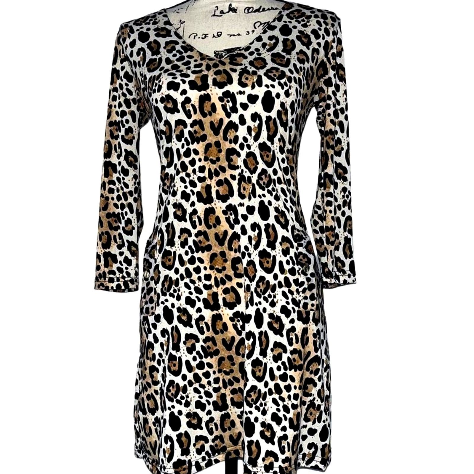 Macbeth Macbeth Collection animal print dress small | Grailed