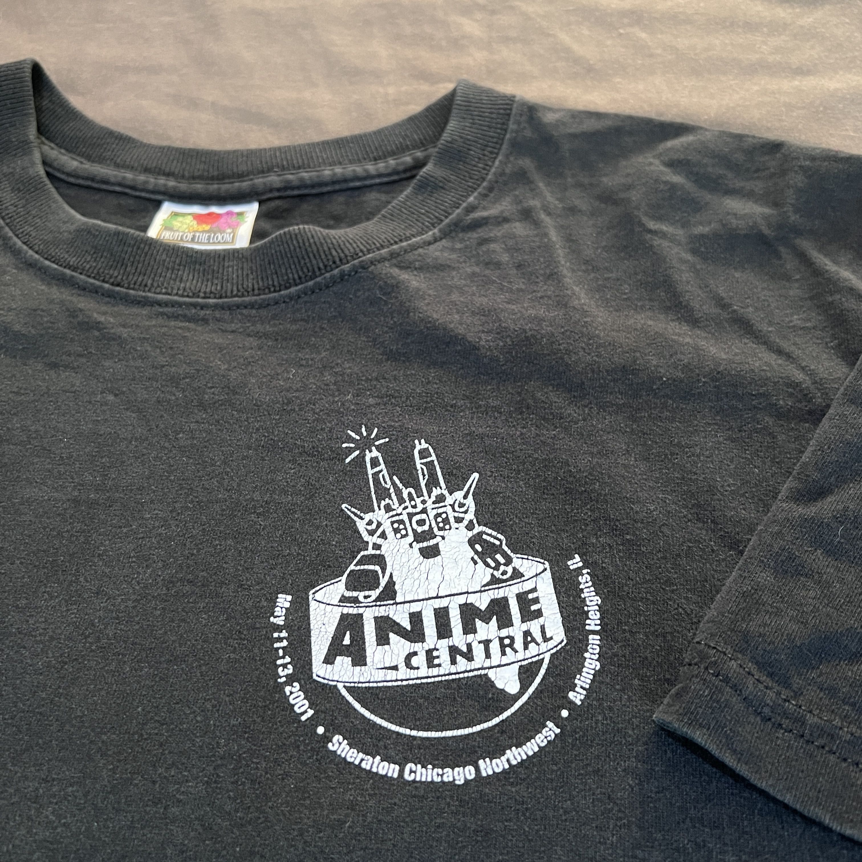 Anime Vintage 2001 Anime Central Promo Tee Faded Size US L / EU 52-54 / 3 - 8 Thumbnail