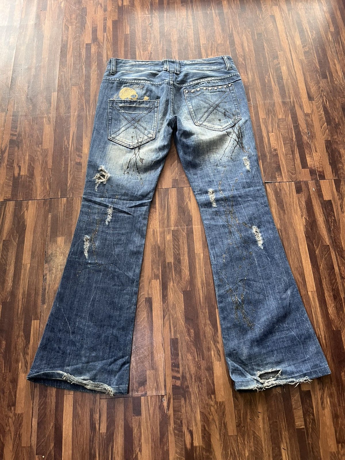 Vintage Japanese y2k GladNews Cut Bray Jeans Size US 31 - 8 Thumbnail