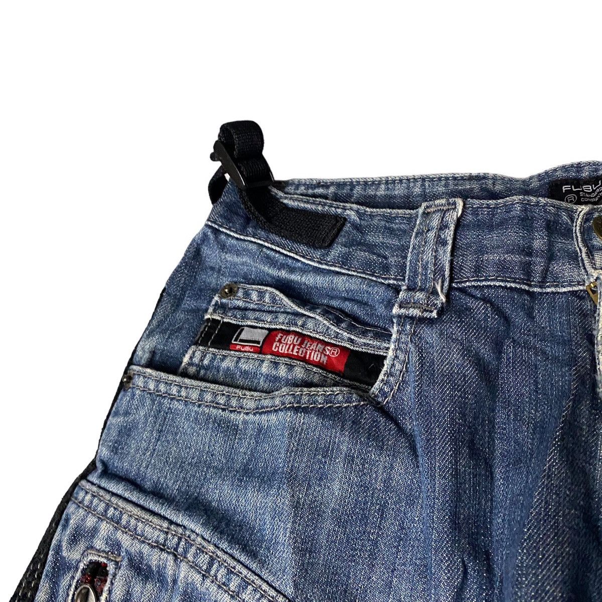 Hysteric Glamour Fubu Collection - Flared Double Knee Straight Cut Jeans Lgb Size US 34 / EU 50 - 7 Thumbnail