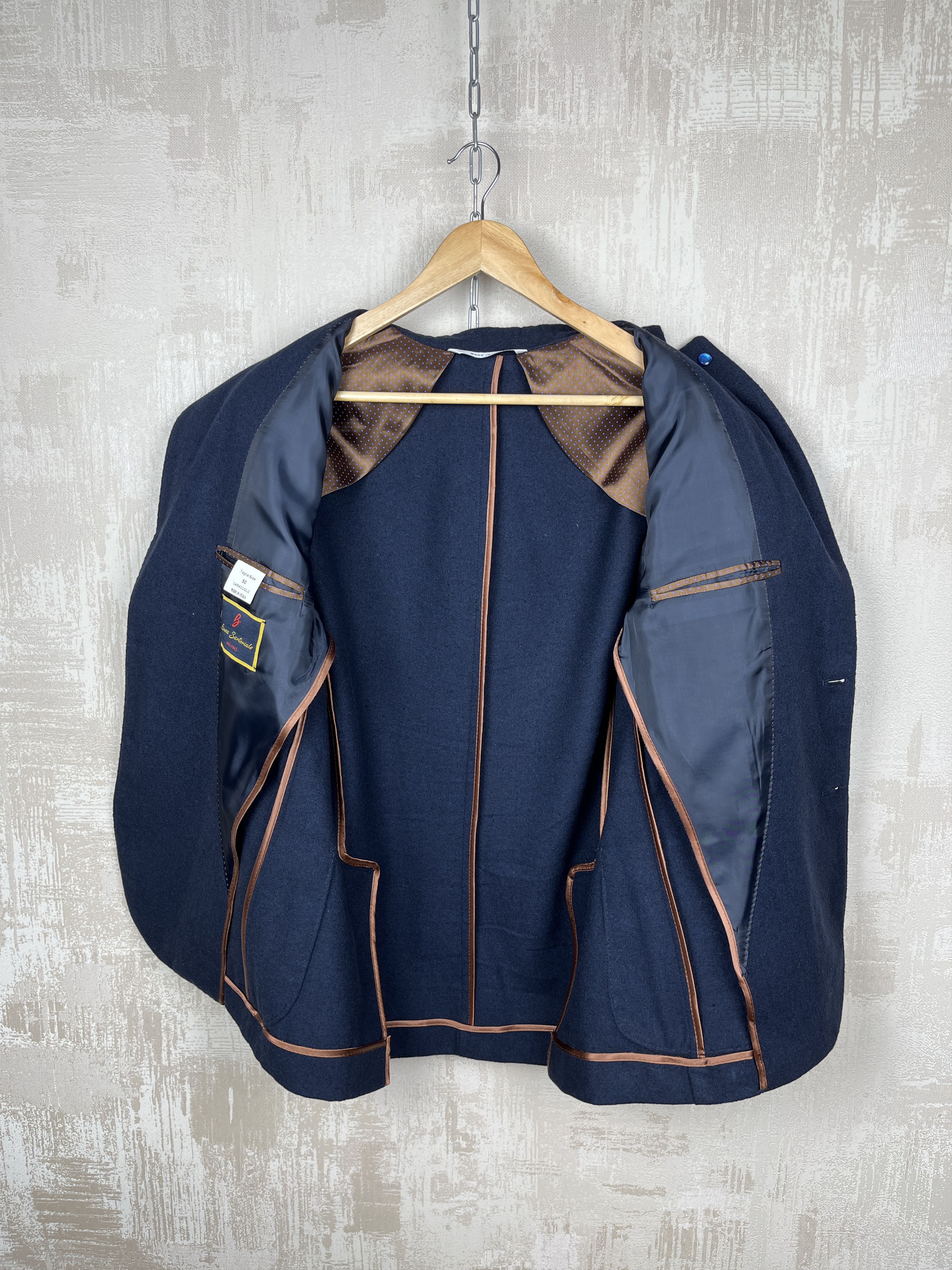 Other Linea Sartoriale Milano 80% Wool / 20% Cashmere Blazer Size US M / EU 48-50 / 2 - 12 Thumbnail