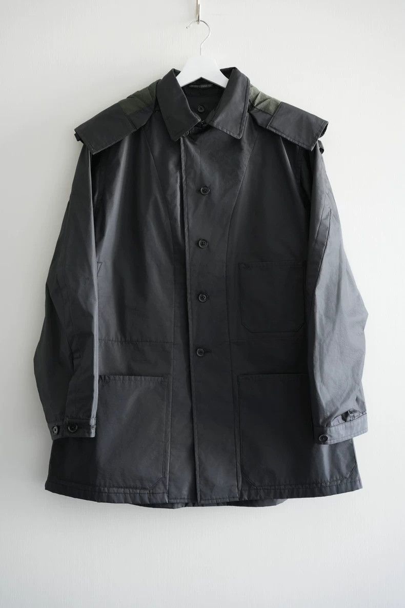Yohji Yamamoto Yohji Yamamoto Yohji Yamamoto Nylon Hooded Jacket 2013 Col Size US S / EU 44-46 / 1 - 1 Thumbnail