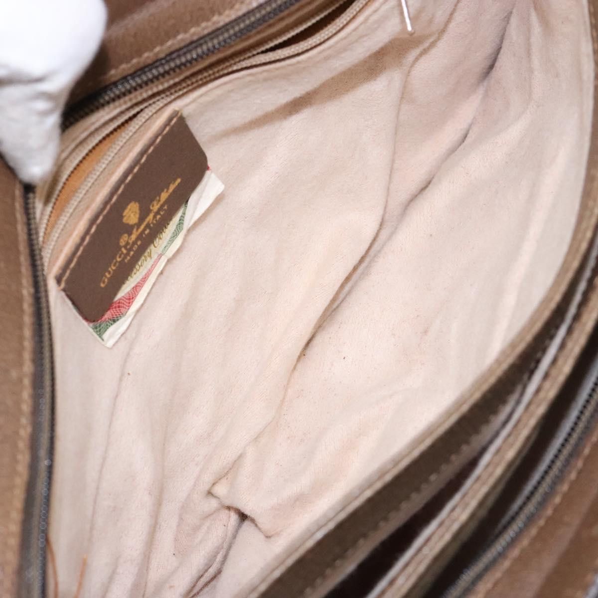 Gucci GUCCI GG Supreme Web Sherry Line Shoulder Bag Pvc Beige Size ONE SIZE - 20 Thumbnail