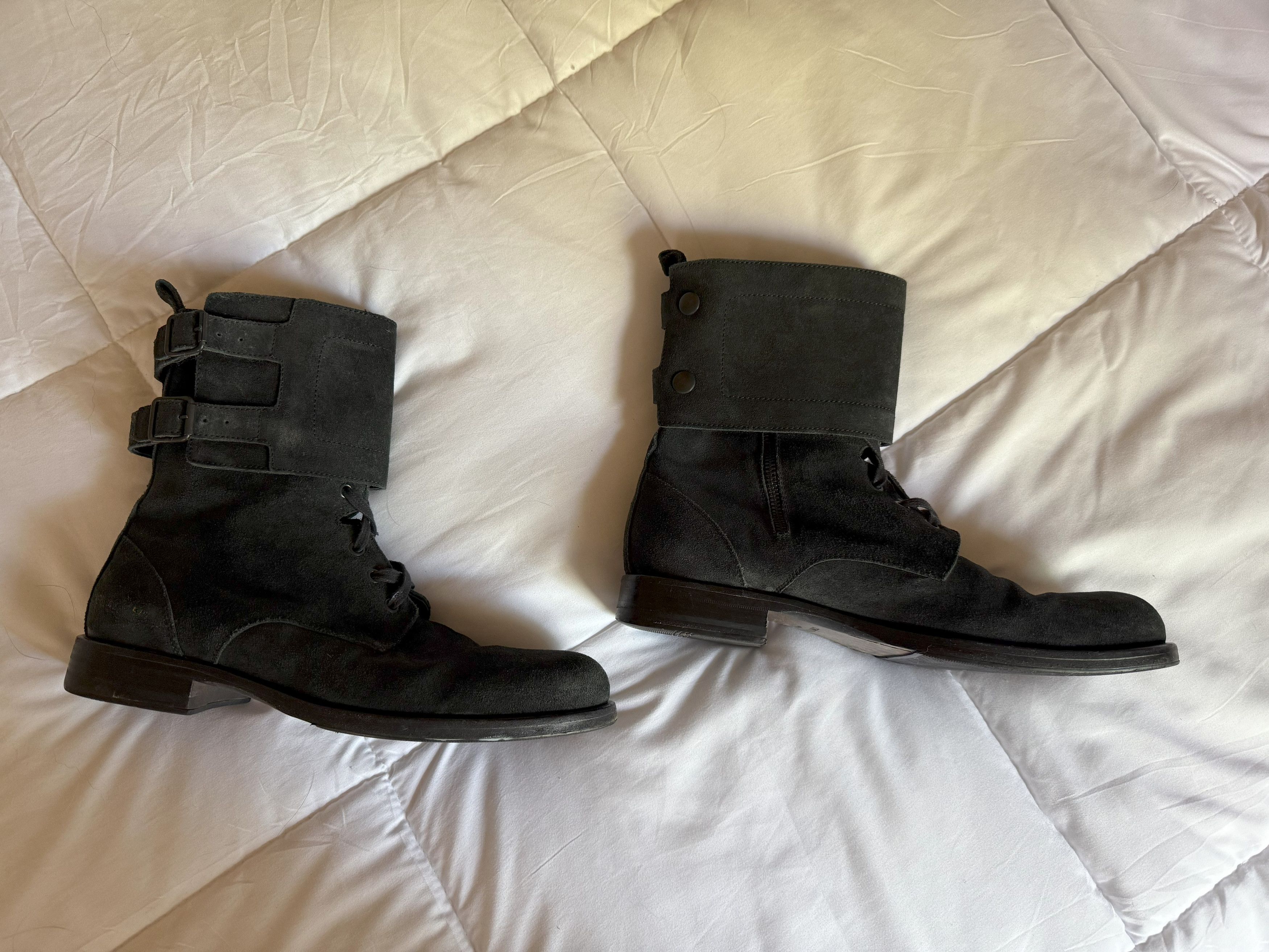 Common Projects × Robert Geller Military Boots w/ Spats Size US 9 / EU 42 - 2 Thumbnail
