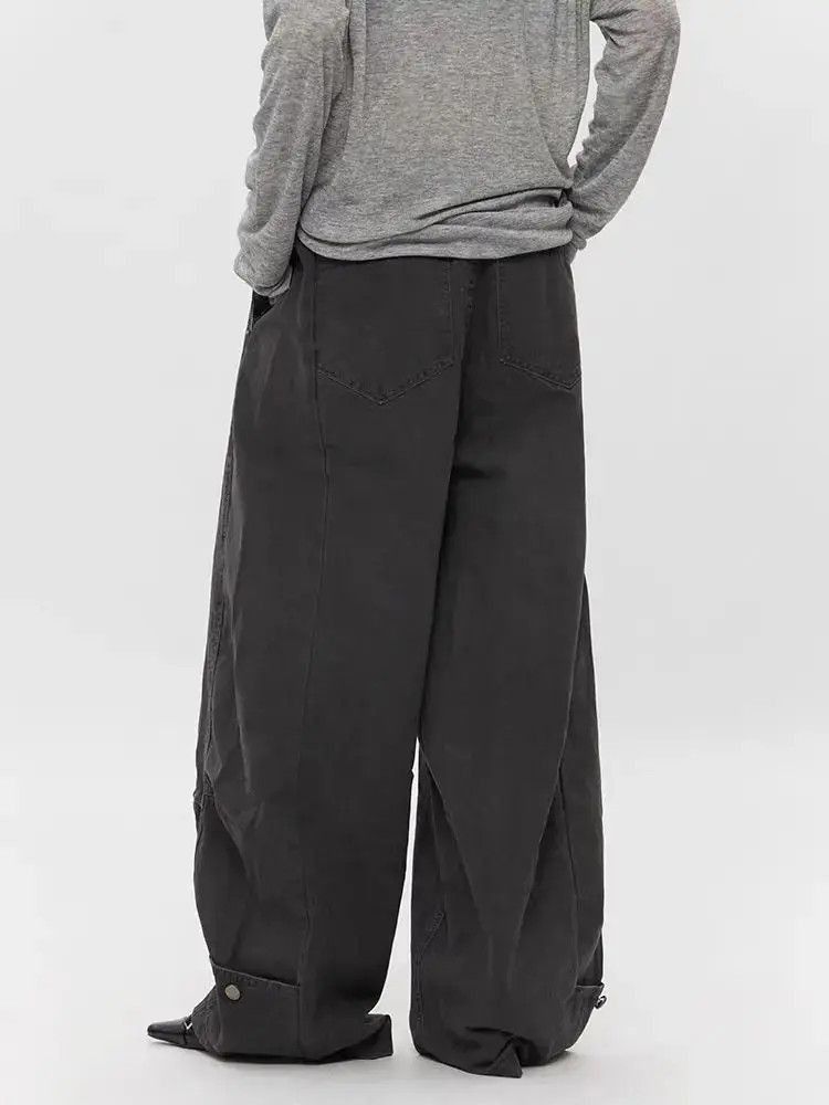 Japanese Brand Street washed and distressed lumberjack hip hop Y2K jeans Size US 32 / EU 48 - 4 Thumbnail