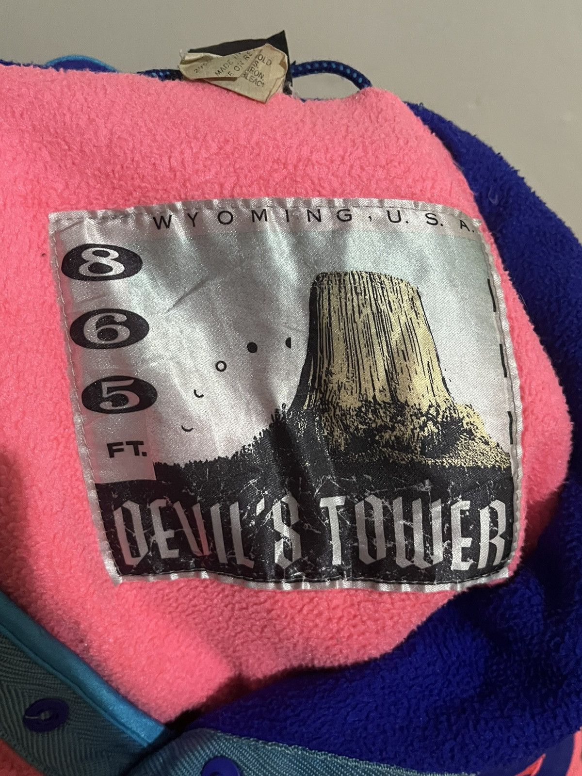 Nike ACG Vintage Nike Acg Fleece Pullover Hyoming, Devils Tower Size US M / EU 48-50 / 2 - 9 Thumbnail