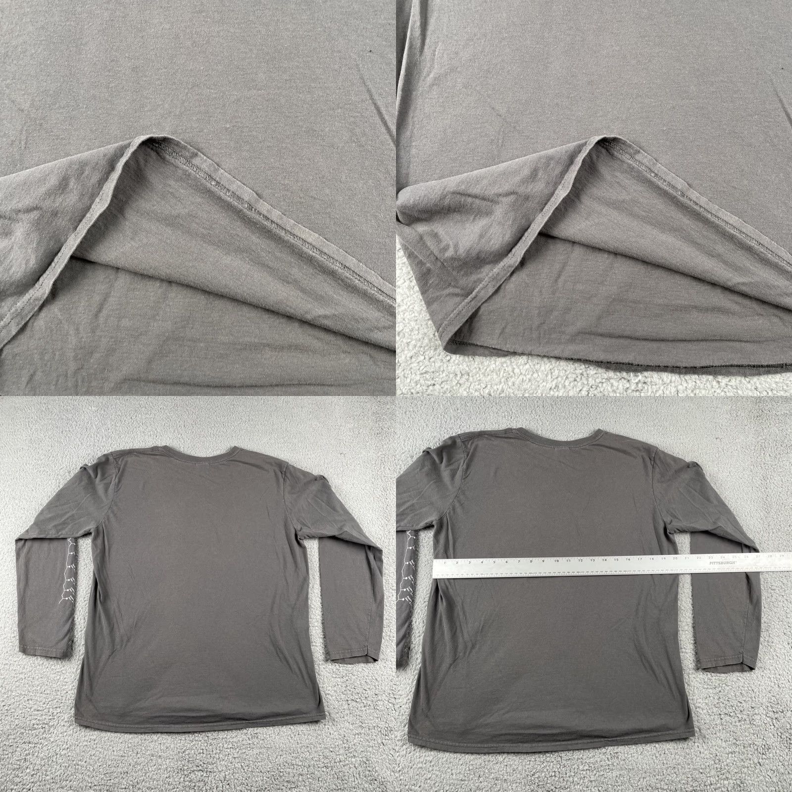 Gildan Philmont Scout Ranch Cimarron New Mexico Long Sleeve T-Shirt Shirt Mens Large Gray Cotton Crew Neck Size US L / EU 52-54 / 3 - 8 Thumbnail