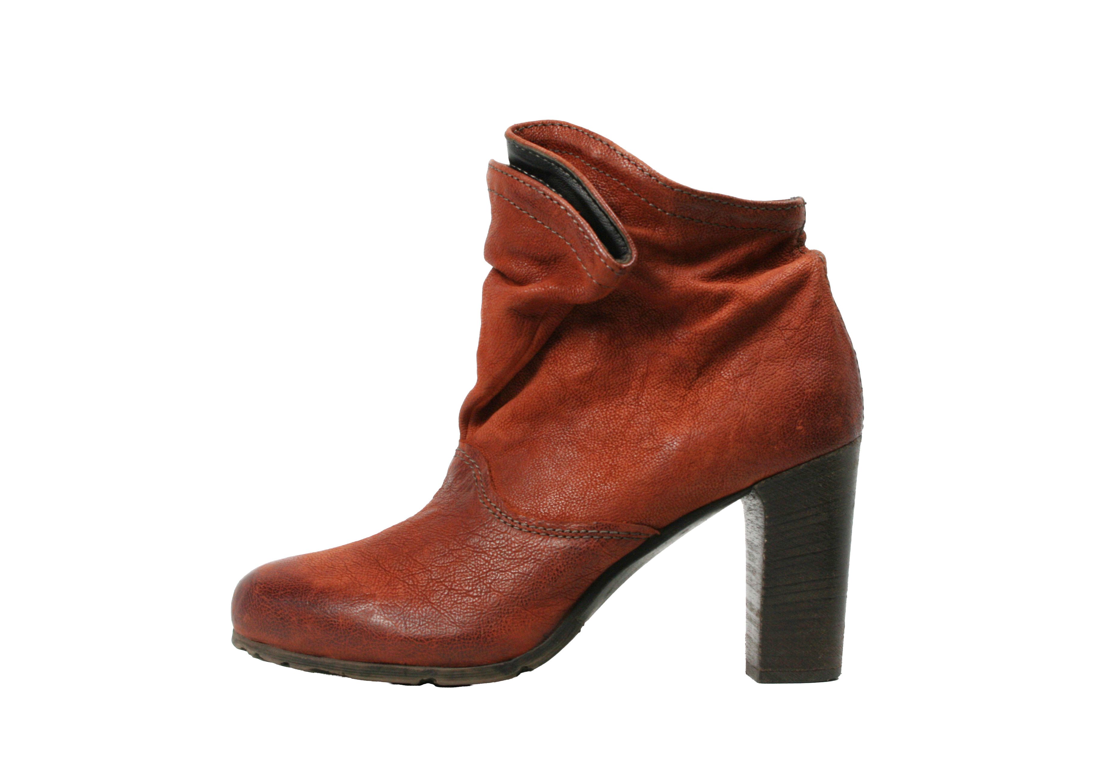 A.S.98 00S Airstep Grunge Avant Garde Heeled Ankle Boots Vintage Size US 9 / IT 39 - 3 Thumbnail