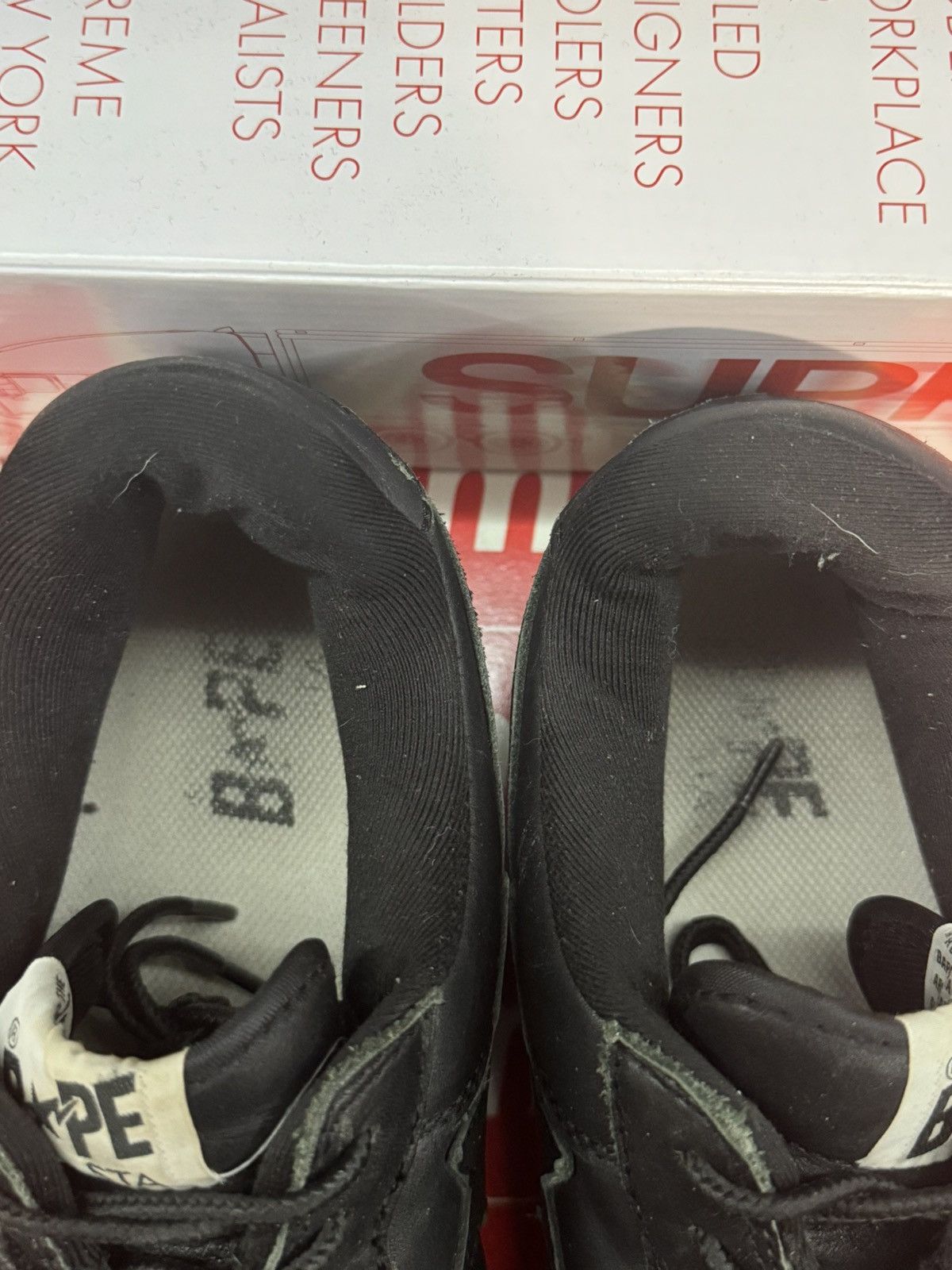 Bape Leather Bapesta Size US 9 / EU 42 - 5 Thumbnail