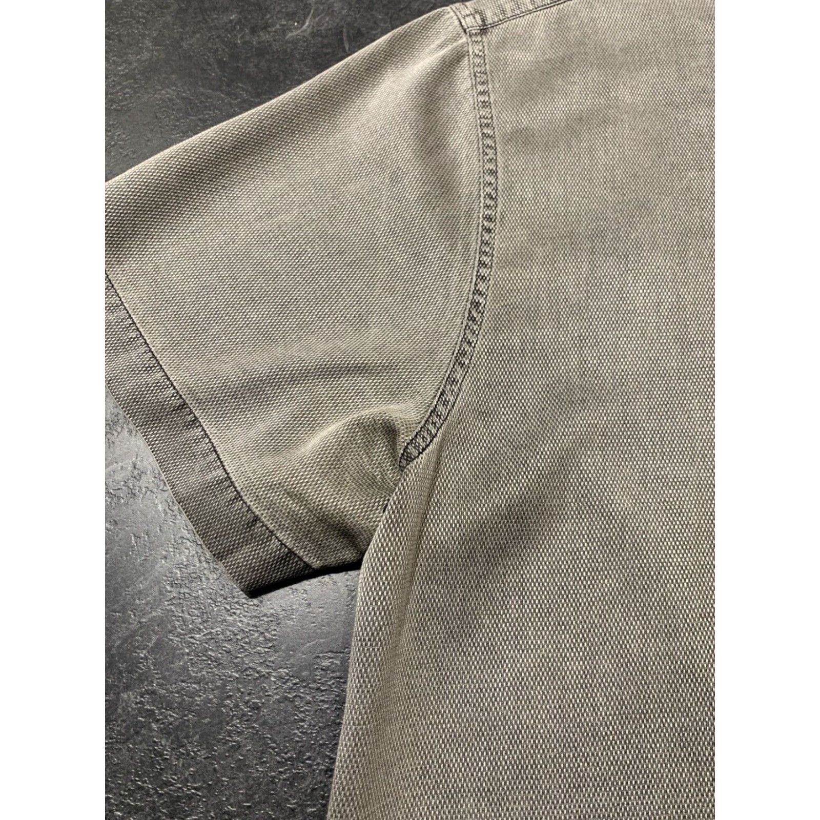Nat Nast VINTAGE Nat Nast Men Short Sleeve Shirt 2XL Silver Gray Silk Blend Metal Sheen Size US XXL / EU 58 / 5 - 5 Thumbnail