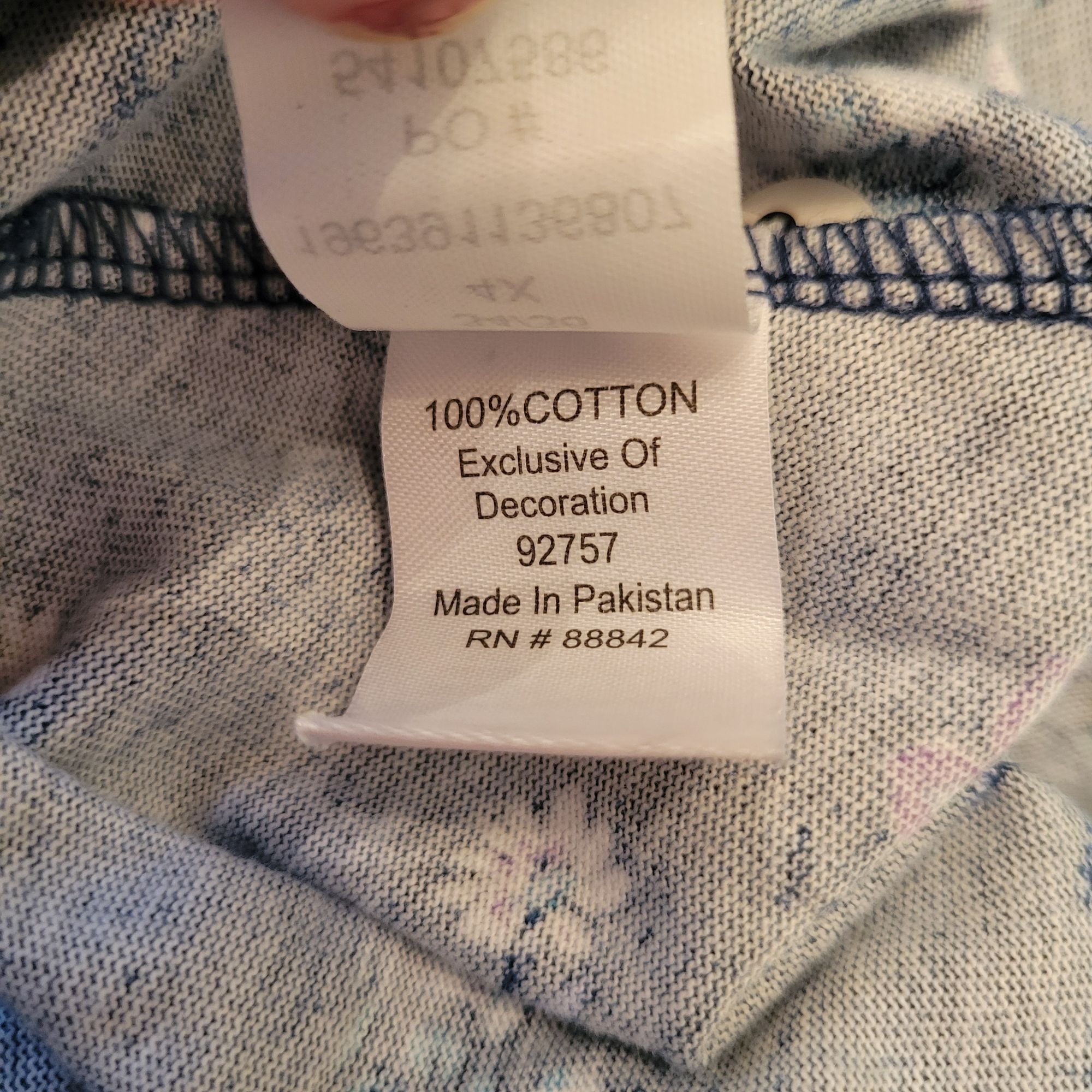 Vintage Dreams Co Blue Floral Nightgown 4X Cotton Long Modest House Size 4XL / US 24-26 - 4 Thumbnail