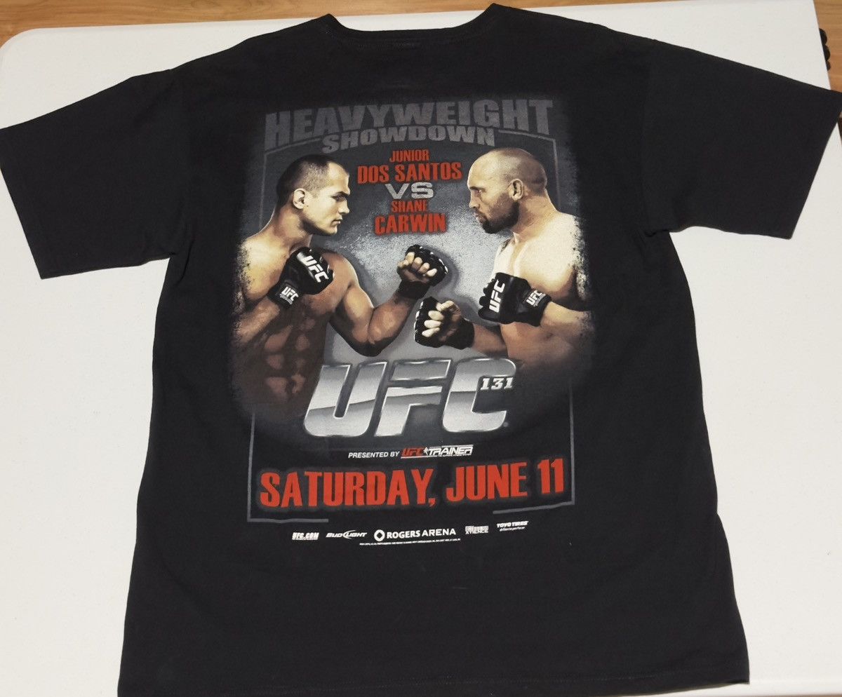UFC Vtg UFC 131 Dos Santos Vs Carwin Event Promo T-shirt Size US L / EU 52-54 / 3 - 3 Thumbnail