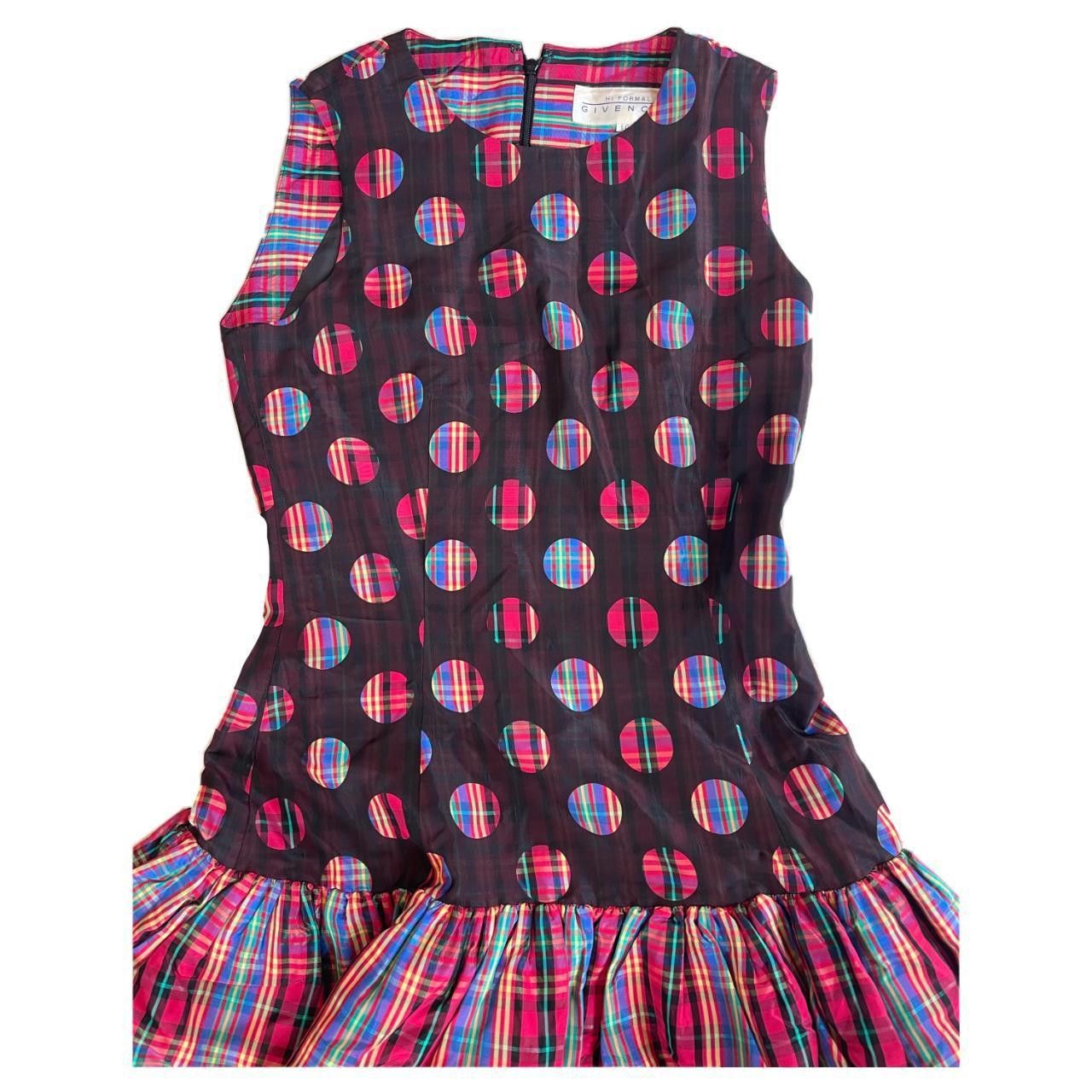 Givenchy Givenchy Checkered Polka Dot Drop Waist Sless Dress Size M / US 6-8 / IT 42-44 - 3 Thumbnail