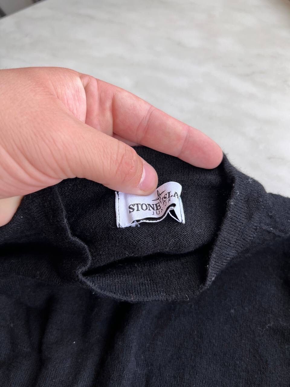 Stone Island Stone island Junior wool sweater black pullover jumper age 8 Size US S / EU 44-46 / 1 - 5 Thumbnail