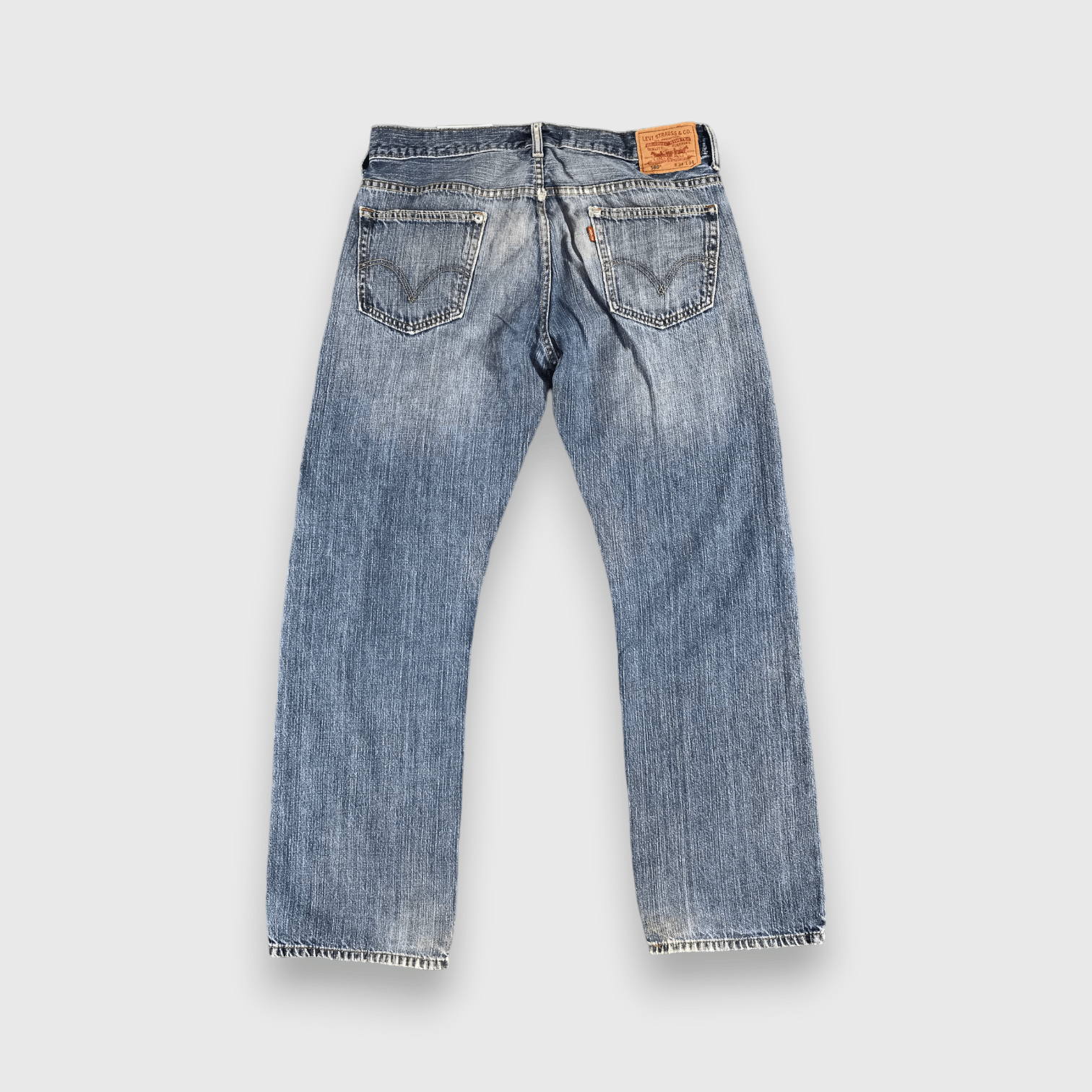 Levi's Vintage Blue Wash Levis 569 Jeans-J1211 Size US 36 / EU 52 - 2 Thumbnail