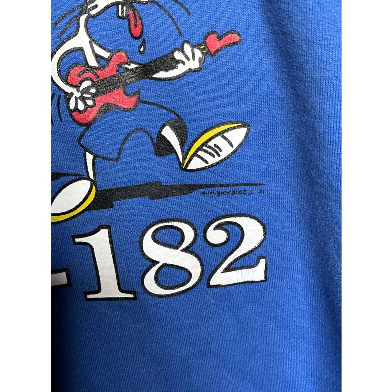 Champion VINTAGE Blink 182 Blue Hooded Sweatshirt Hoodie XL Champion Size US XL / EU 56 / 4 - 3 Thumbnail