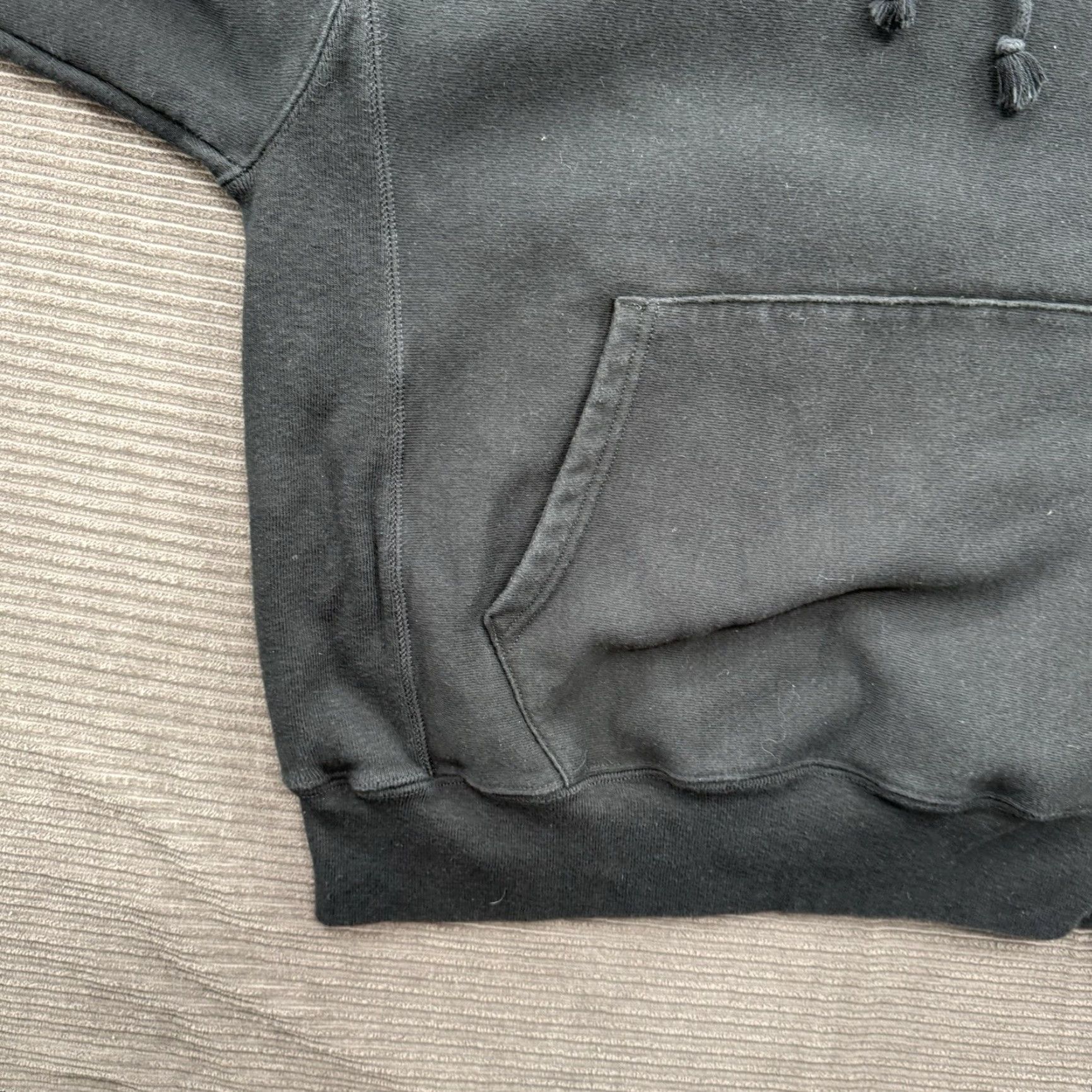 Vintage No Sweat Hoodie Men Medium Black Cotton Long Sleeve Outdoors Hiking Walking Size US M / EU 48-50 / 2 - 6 Thumbnail