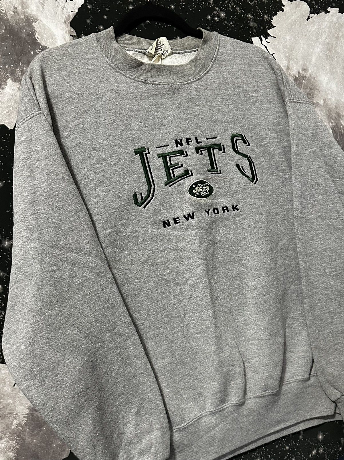 Lee NY Jets Lee Sport Crewneck Sweatshirt Size US L / EU 52-54 / 3 - 4 Thumbnail