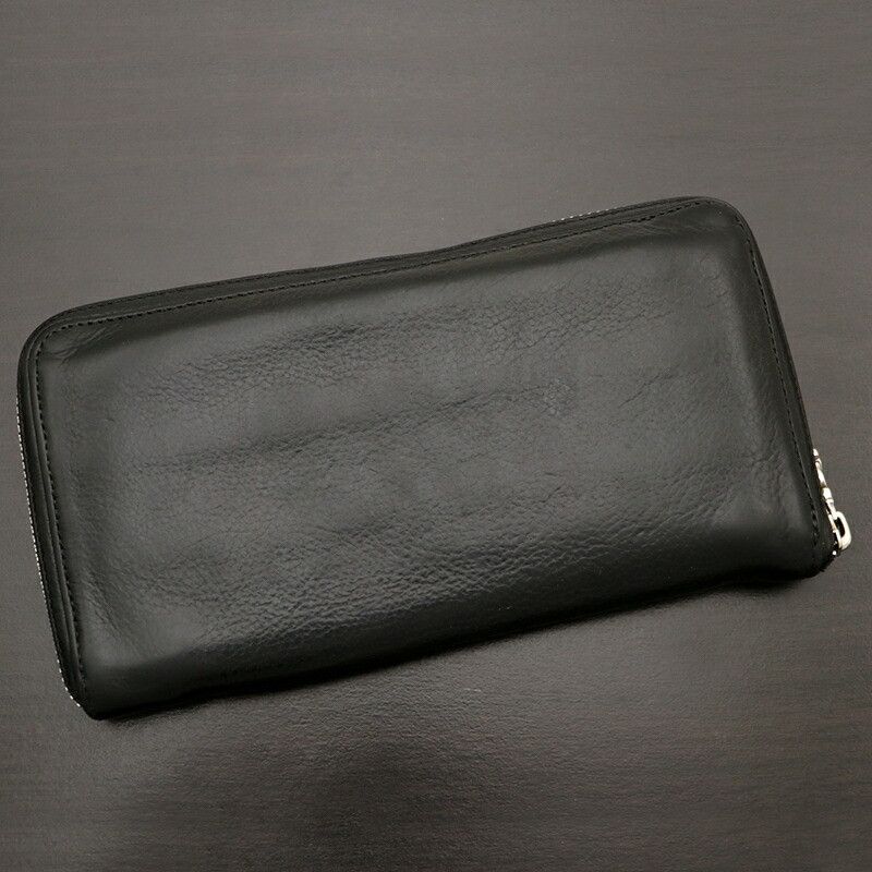 image of Chrome Hearts Plain Rec Wallet in Black, Men's