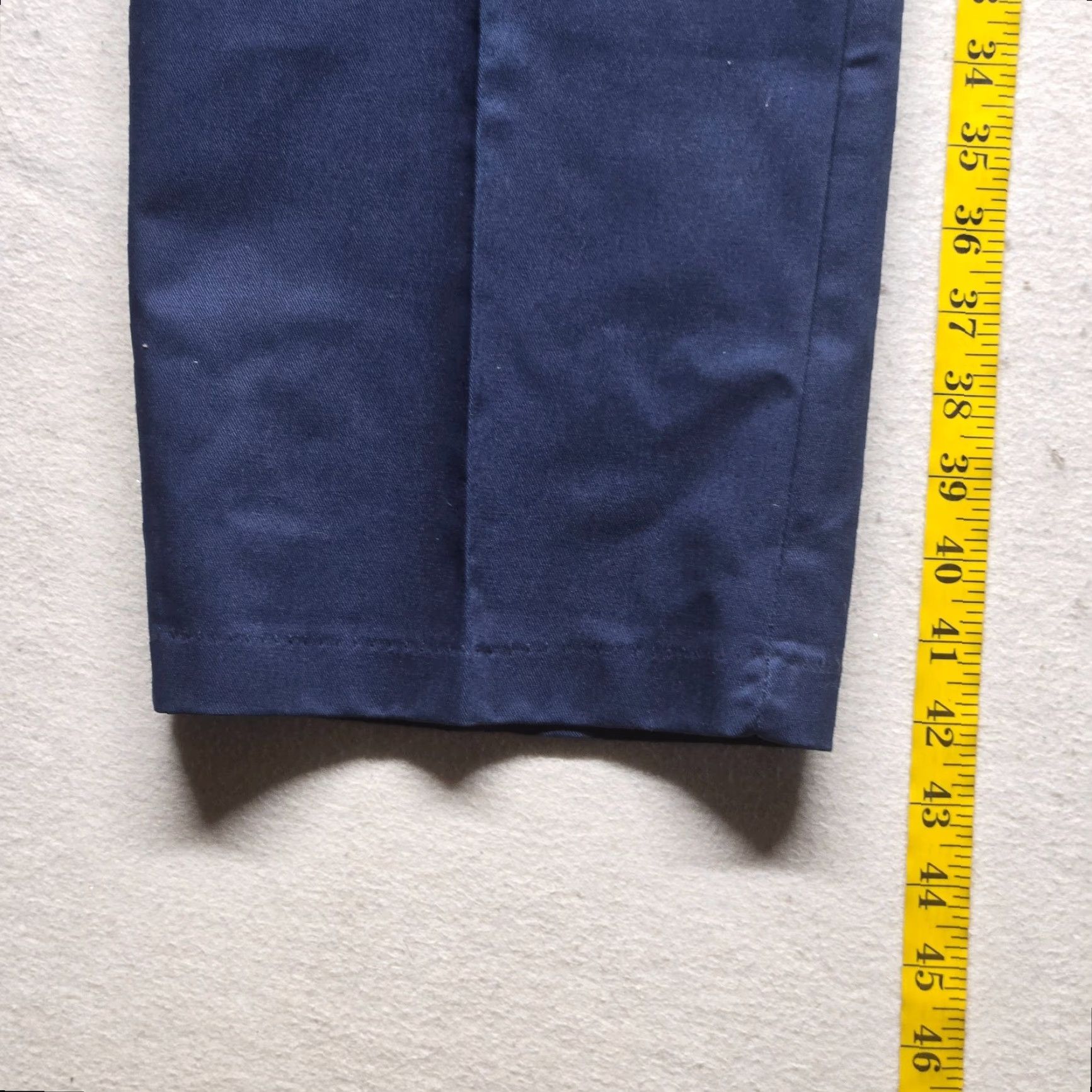 Vintage VINTAGE FieldMaster Dress Pants Regular Fit Solid Blue Pants Adult Men 38 in 30 in Mens Blue Formal Dress Pants Size US 38 / EU 54 - 7 Thumbnail
