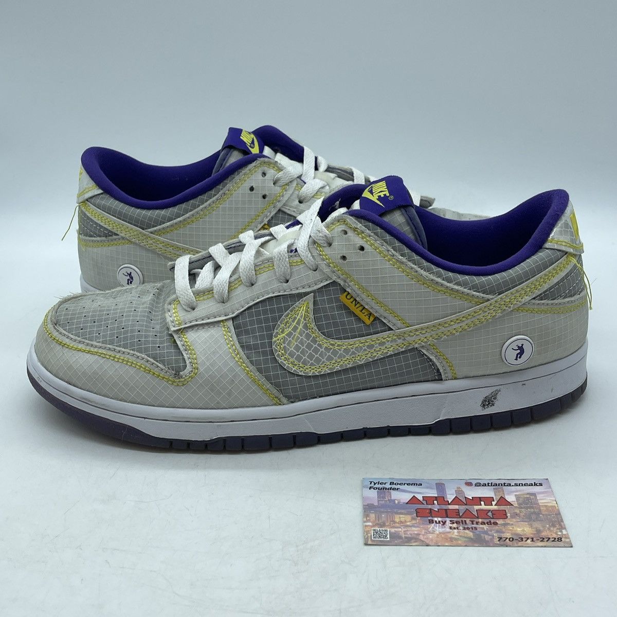 Nike Union la x dunk low passport pack court purple Size US 11.5 / EU 44-45 - 1 Thumbnail