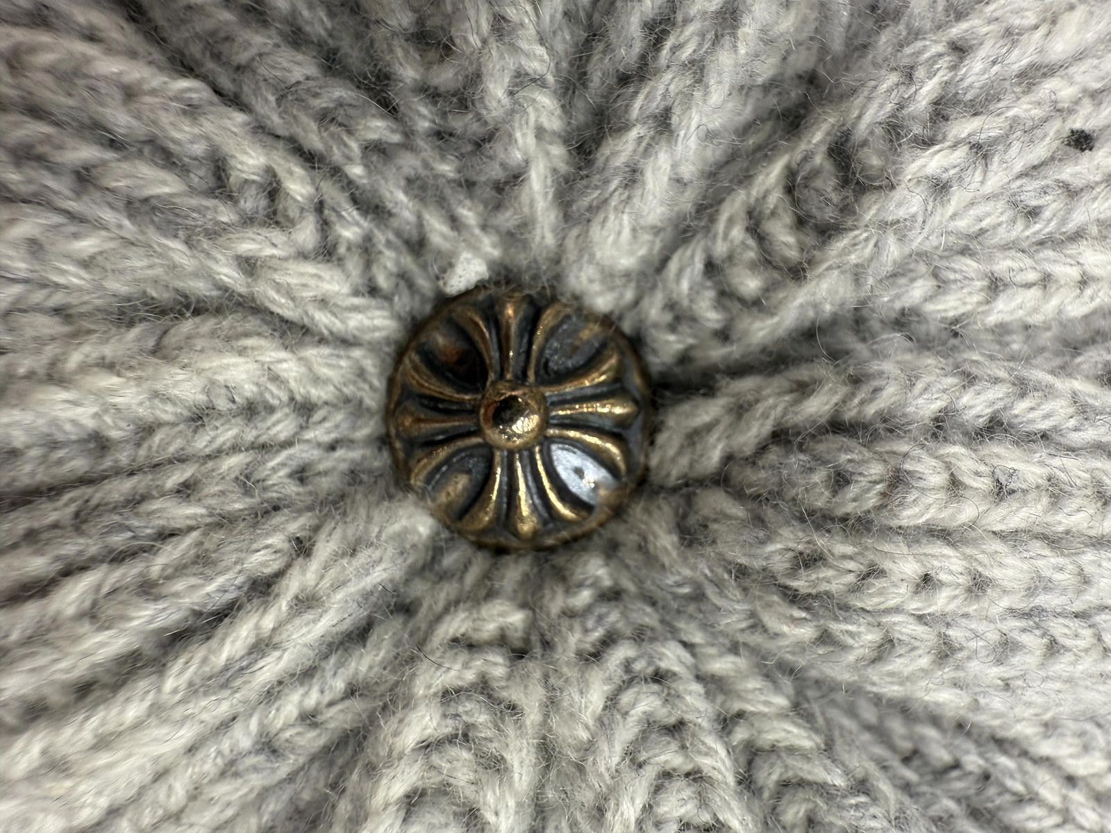 Chrome Hearts Chrome Hearts Cashmere Star Patch Beanie in Grey Size ONE SIZE - 3 Thumbnail