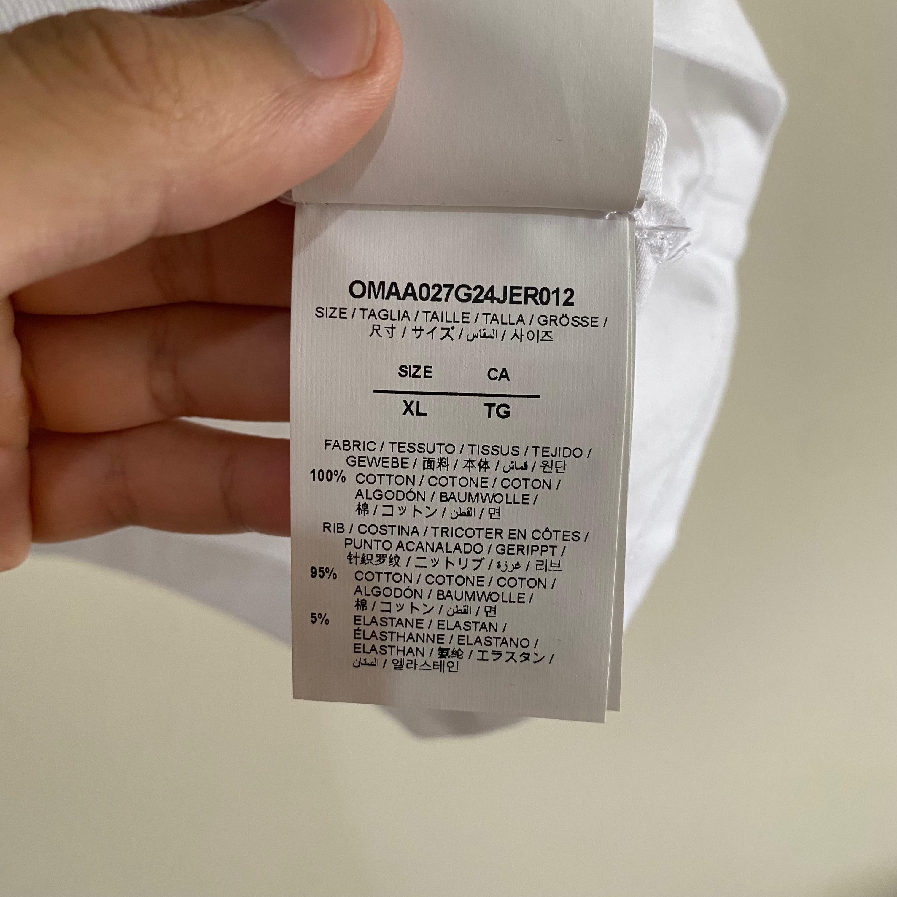 Off-White White Blue Local Store "Tenerife" Arrows T-Shirt Size US XL / EU 56 / 4 - 6 Thumbnail